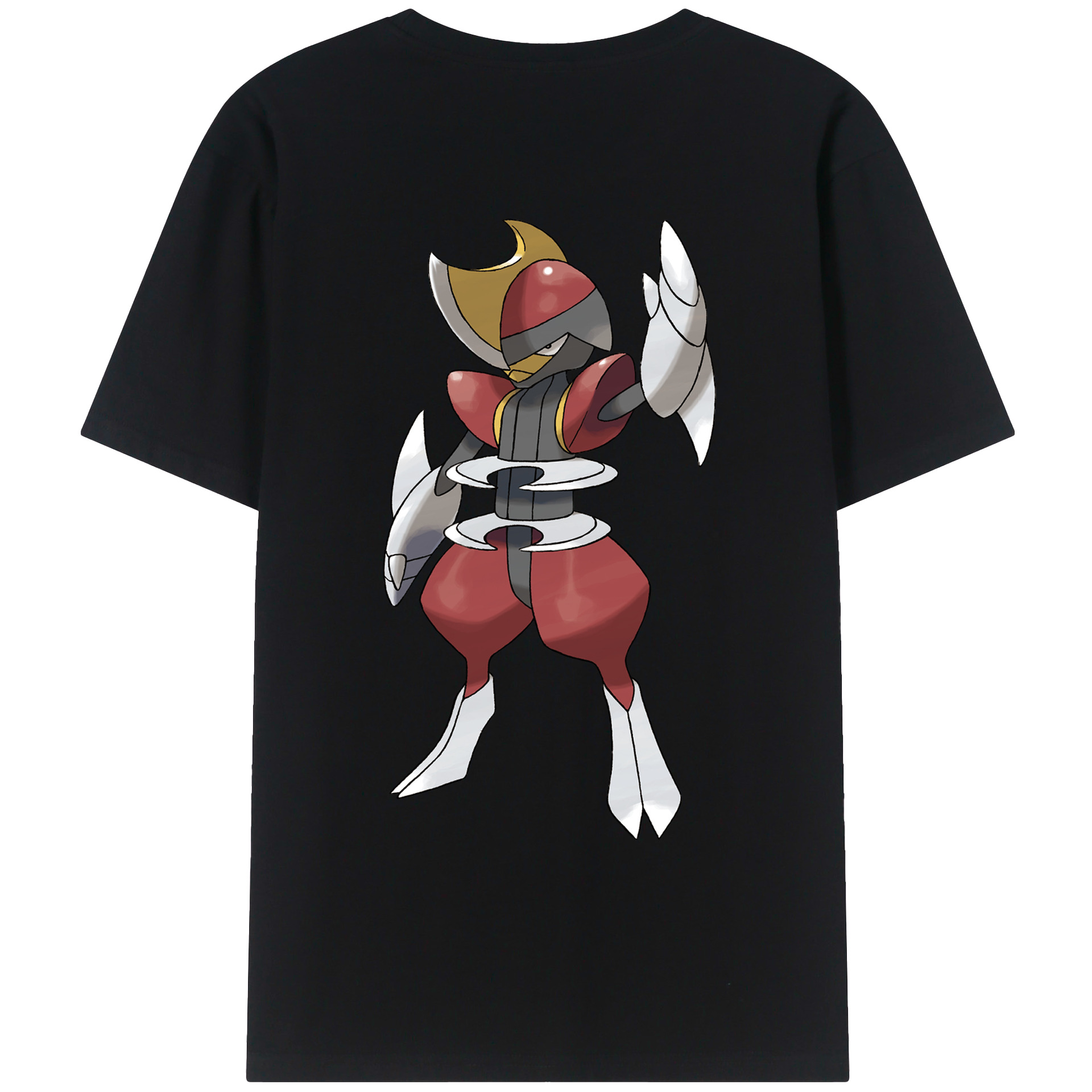 （画像用） ポケットモンスター Pokémon 綿100％ メンズ半袖Tシャツ（バックプリント） 通気性