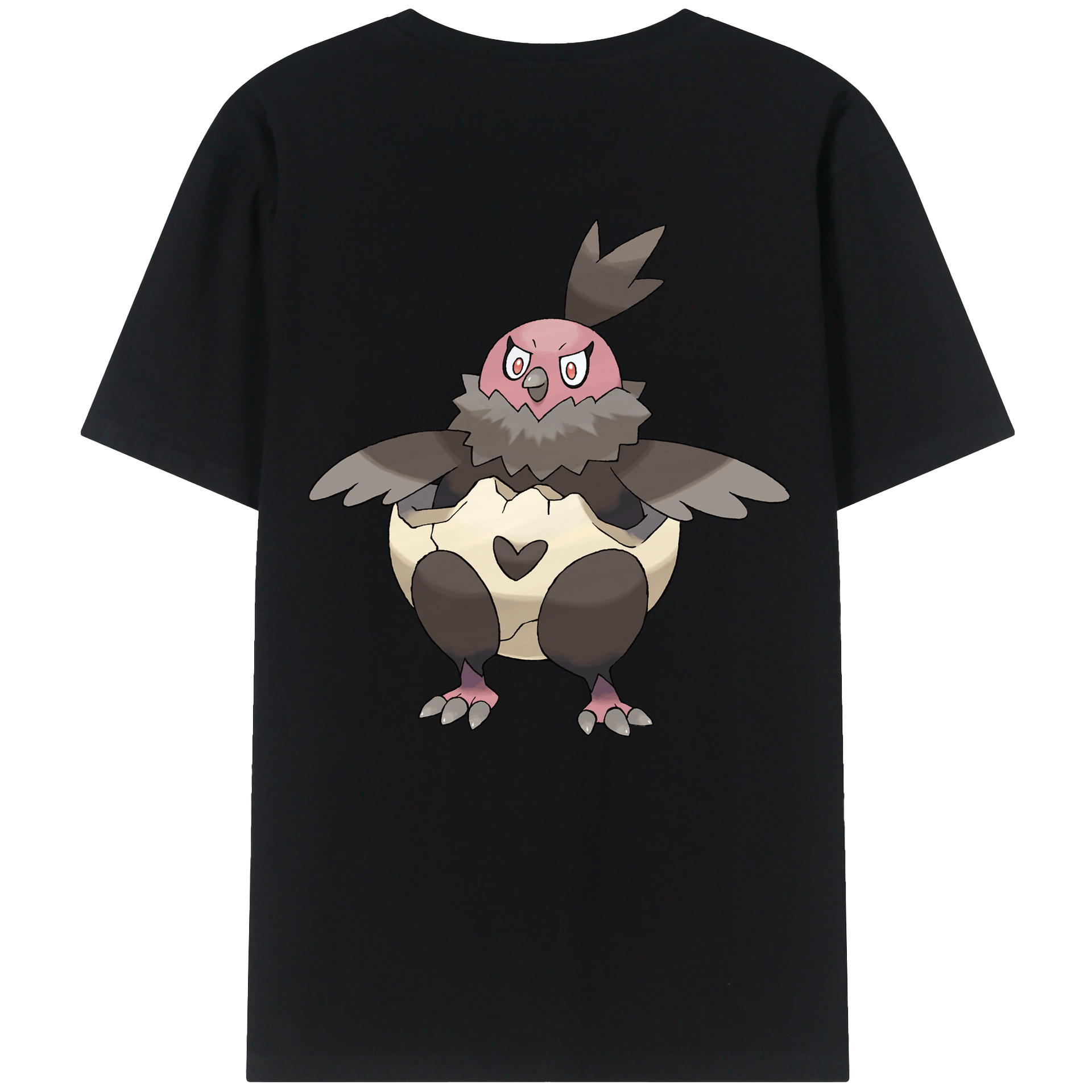 （画像用） ポケットモンスター Pokémon 綿100％ メンズ半袖Tシャツ（バックプリント） 通気性