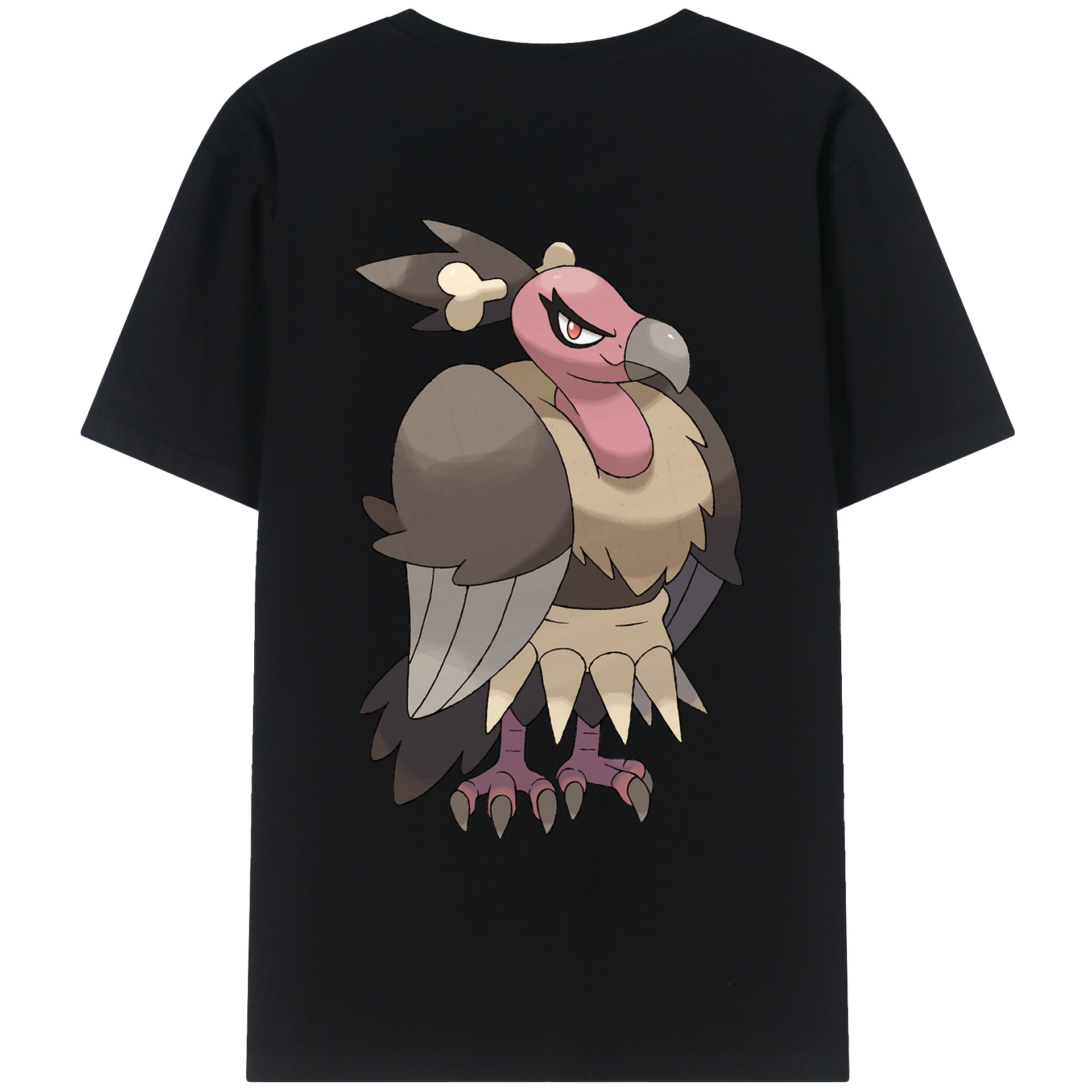 （画像用） ポケットモンスター Pokémon 綿100％ メンズ半袖Tシャツ（バックプリント） 通気性