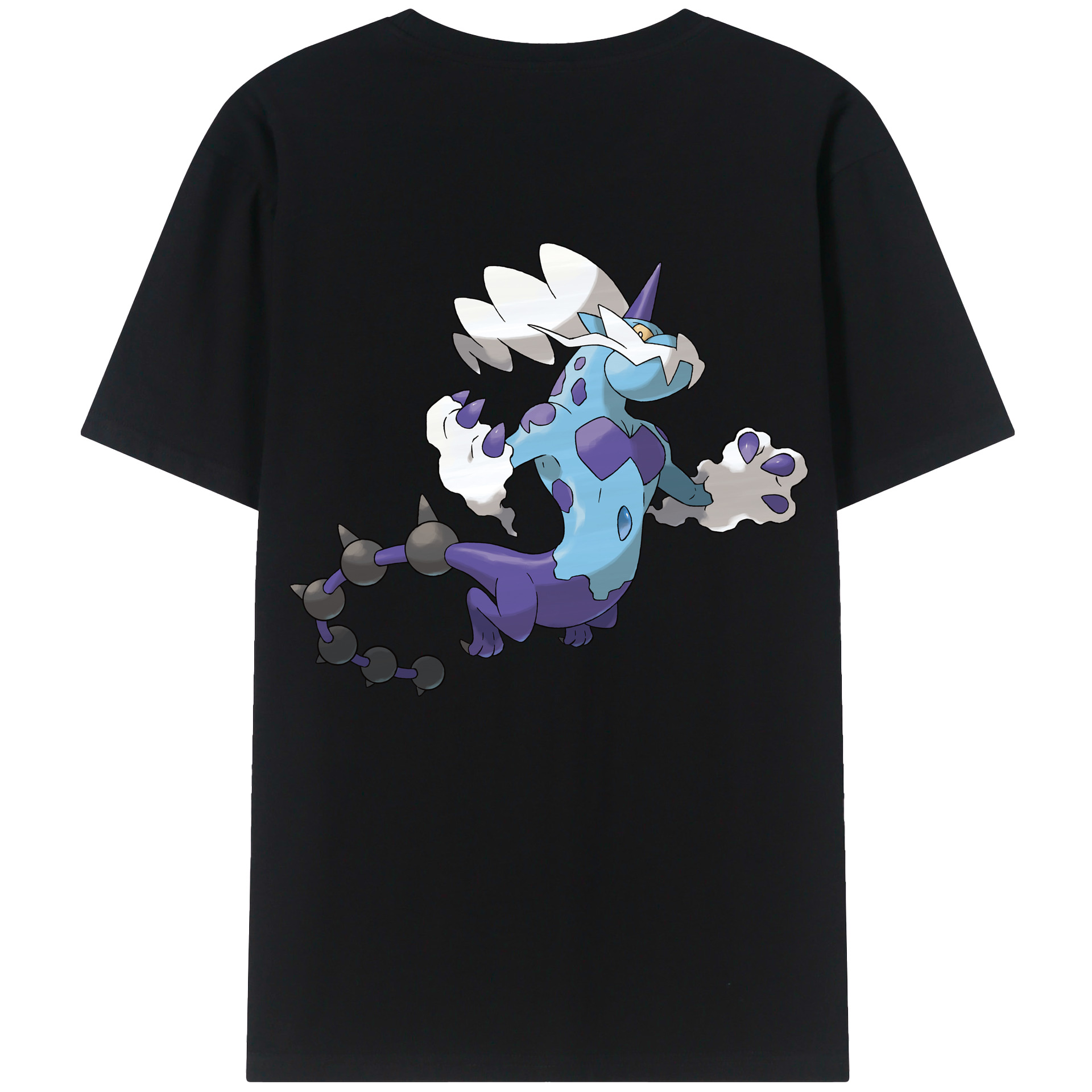 （画像用） ポケットモンスター Pokémon 綿100％ メンズ半袖Tシャツ（バックプリント） 通気性