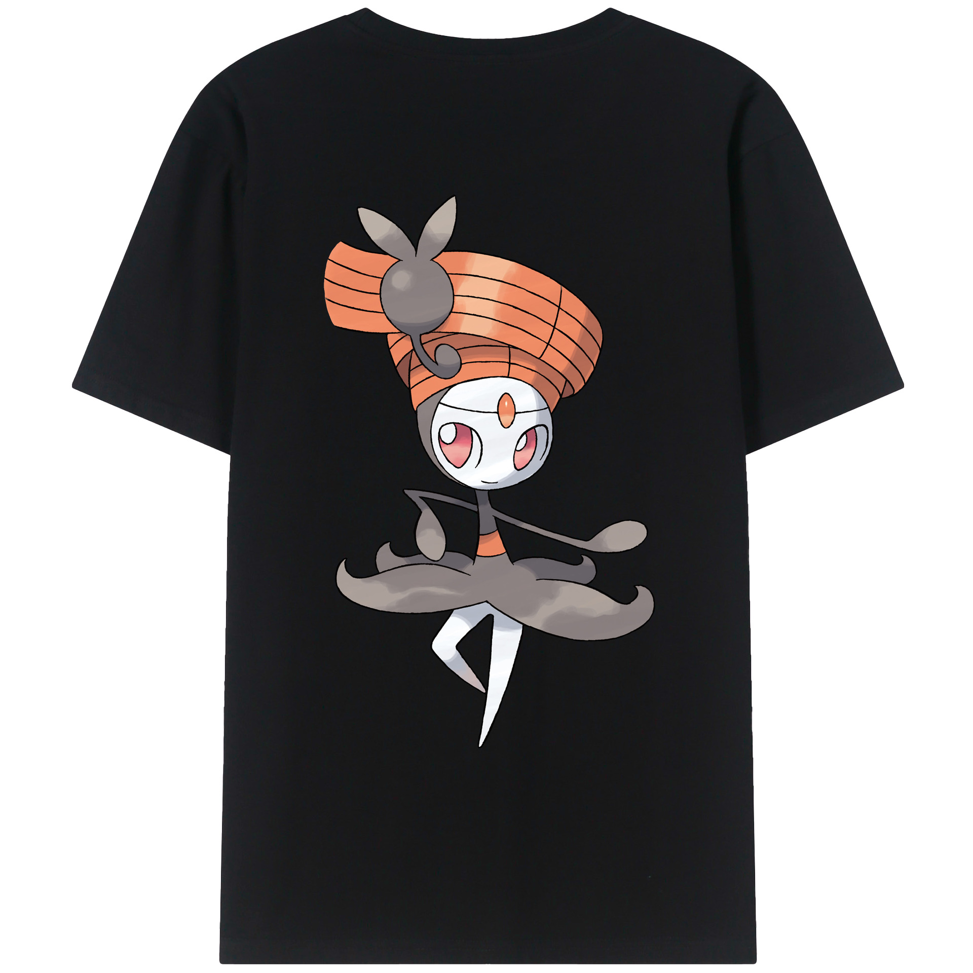 （画像用） ポケットモンスター Pokémon 綿100％ メンズ半袖Tシャツ（バックプリント） 通気性