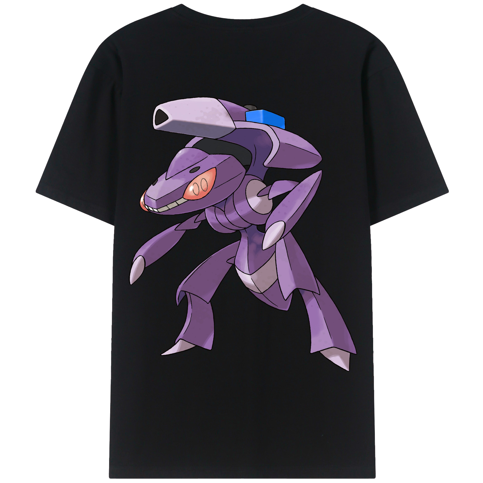 （画像用） ポケットモンスター Pokémon 綿100％ メンズ半袖Tシャツ（バックプリント） 通気性