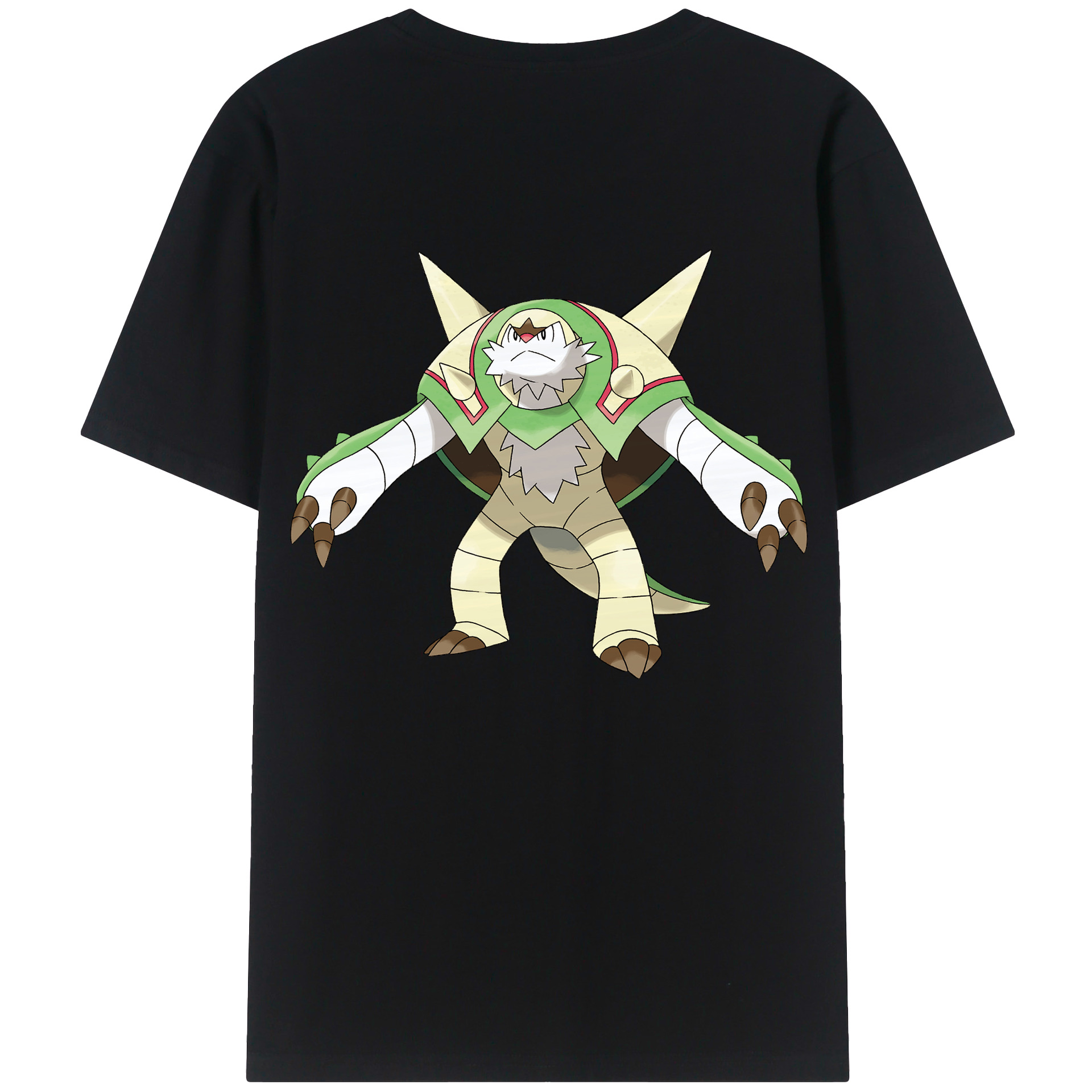 （画像用） ポケットモンスター Pokémon 綿100％ メンズ半袖Tシャツ（バックプリント） 通気性