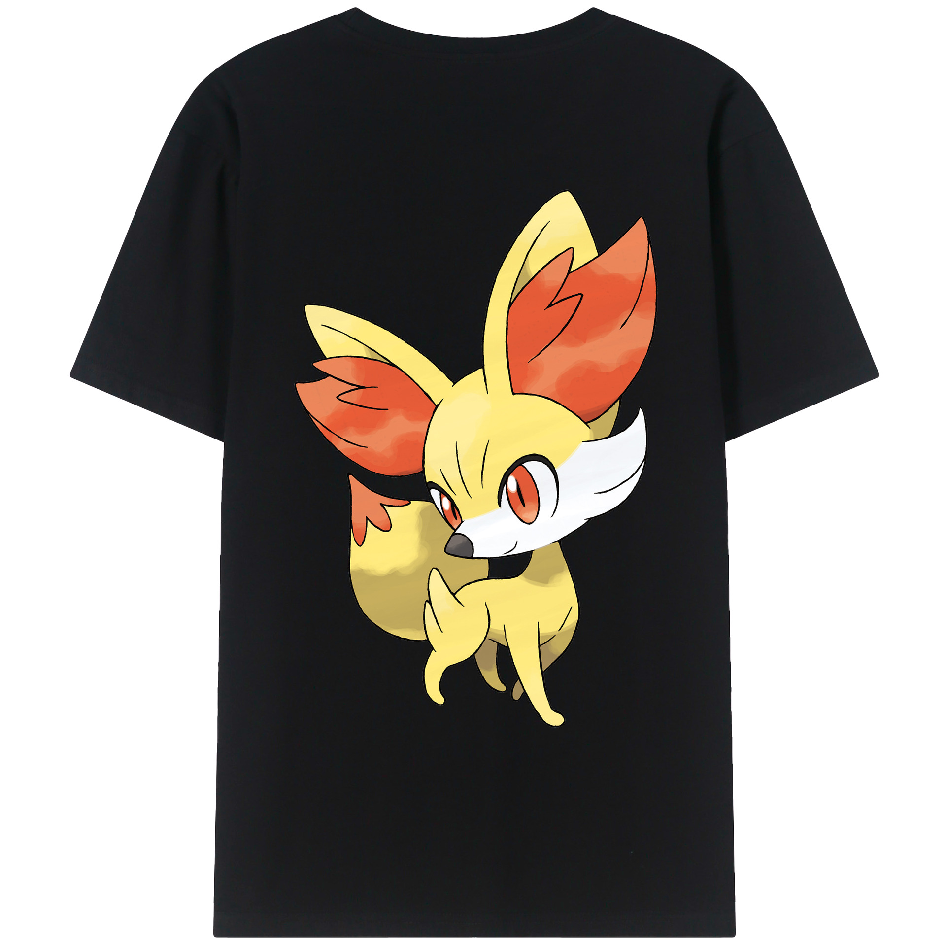 （画像用） ポケットモンスター Pokémon 綿100％ メンズ半袖Tシャツ（バックプリント） 通気性