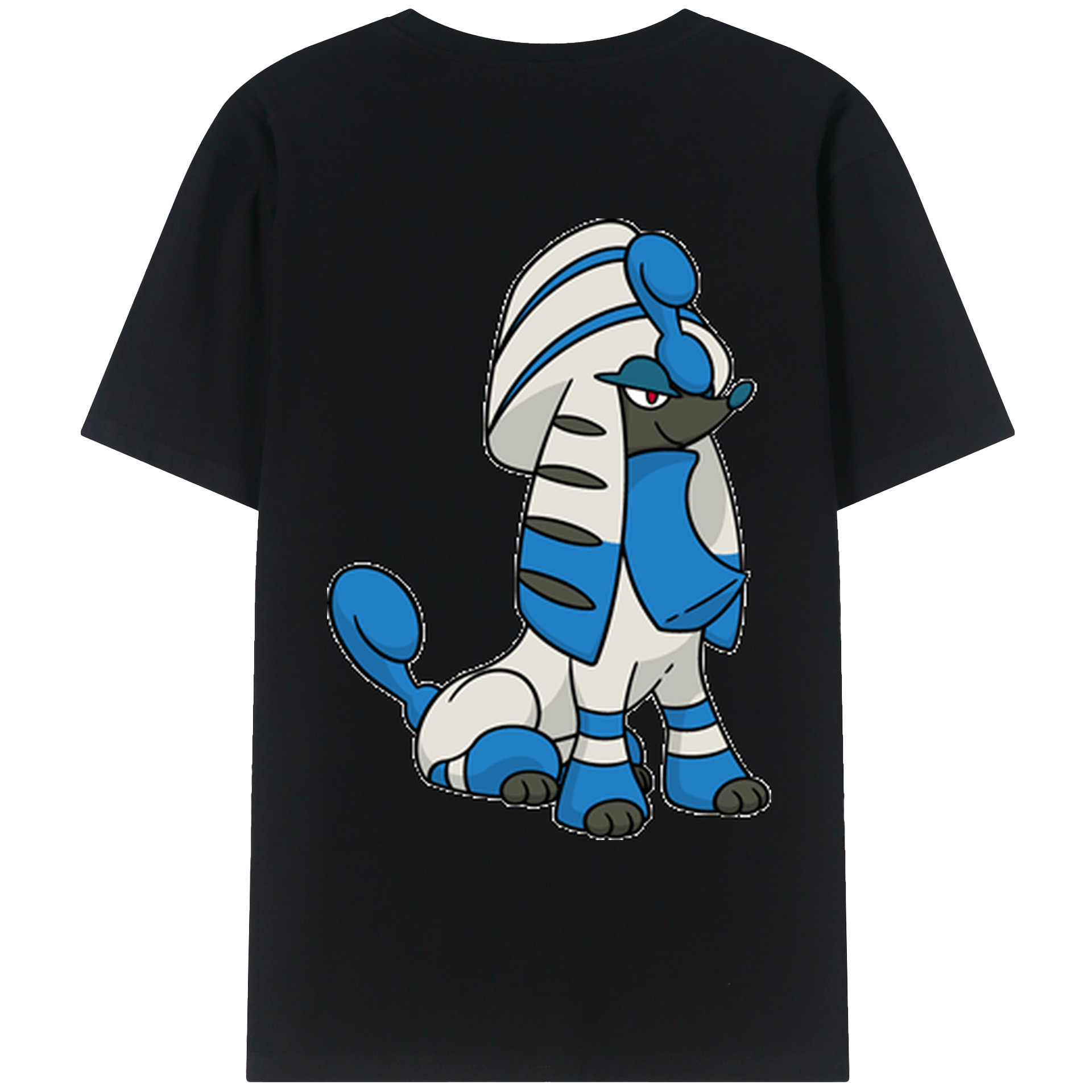 （画像用） ポケットモンスター Pokémon 綿100％ メンズ半袖Tシャツ（バックプリント） 通気性