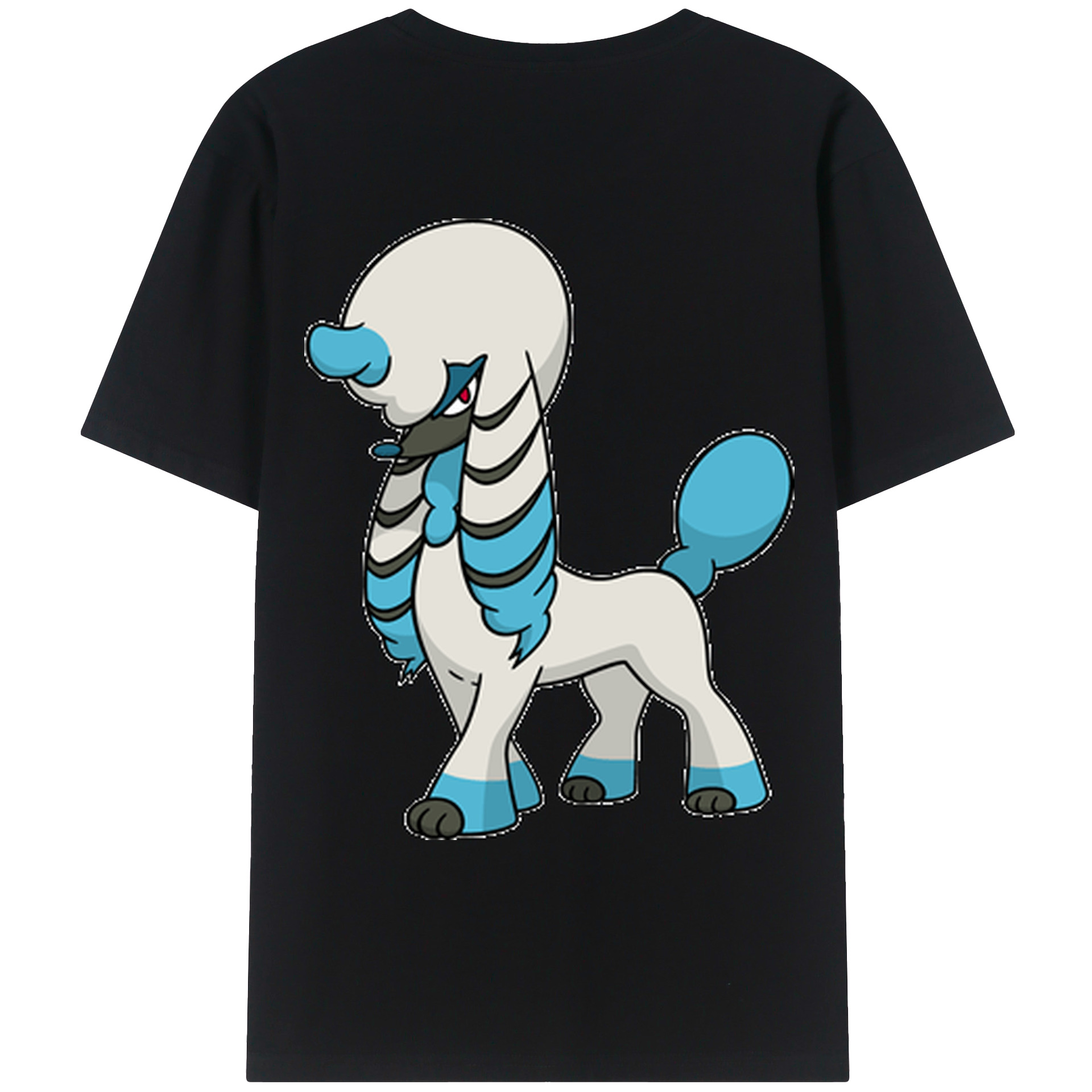 （画像用） ポケットモンスター Pokémon 綿100％ メンズ半袖Tシャツ（バックプリント） 通気性