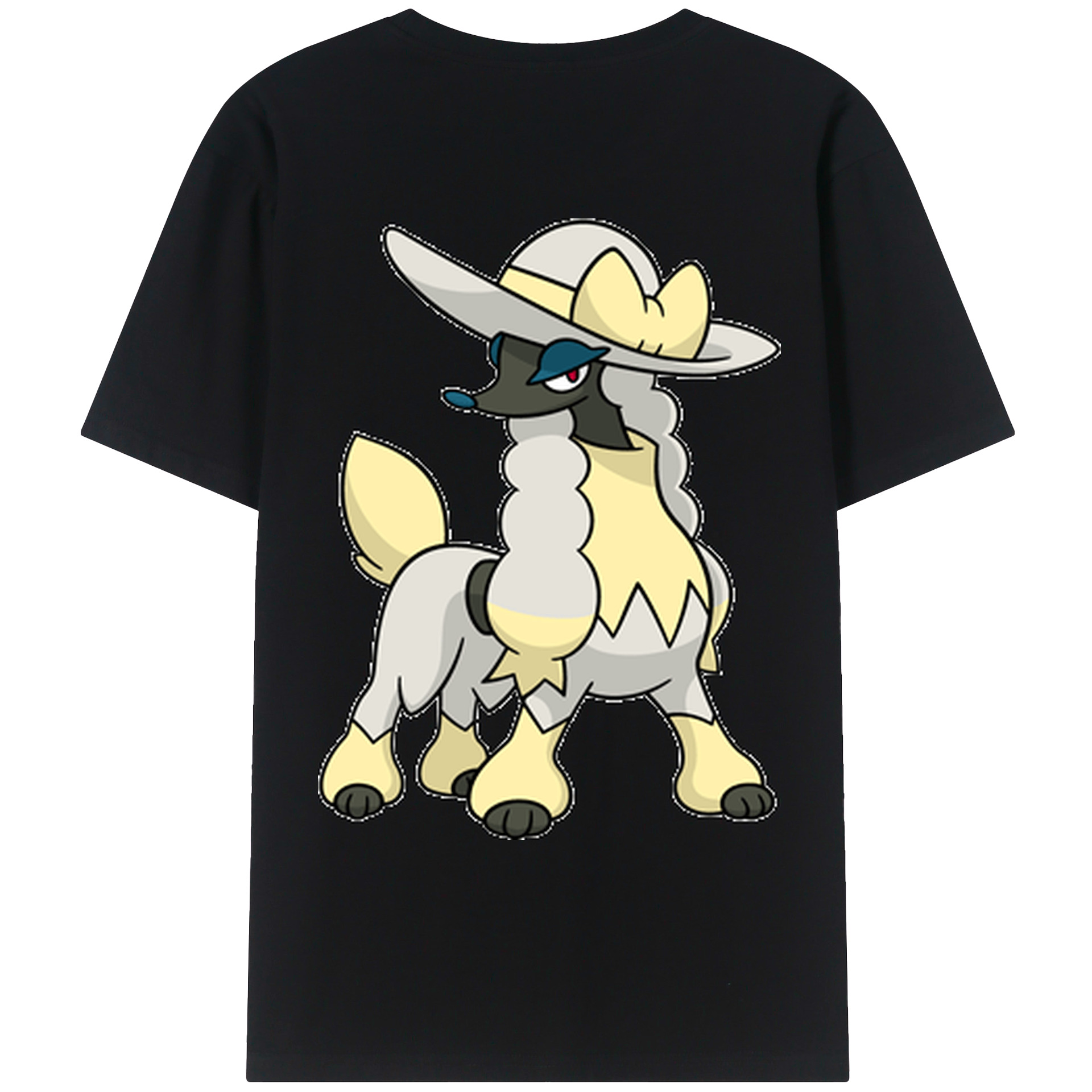 （画像用） ポケットモンスター Pokémon 綿100％ メンズ半袖Tシャツ（バックプリント） 通気性