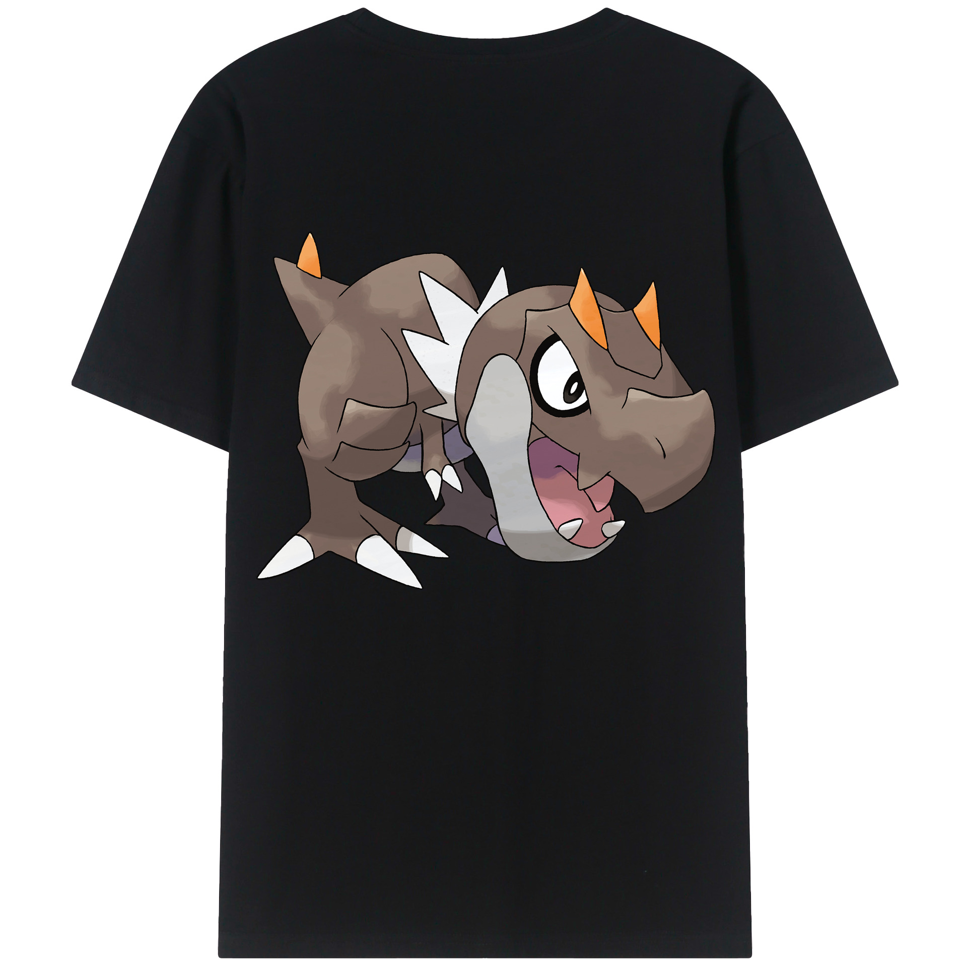 （画像用） ポケットモンスター Pokémon 綿100％ メンズ半袖Tシャツ（バックプリント） 通気性