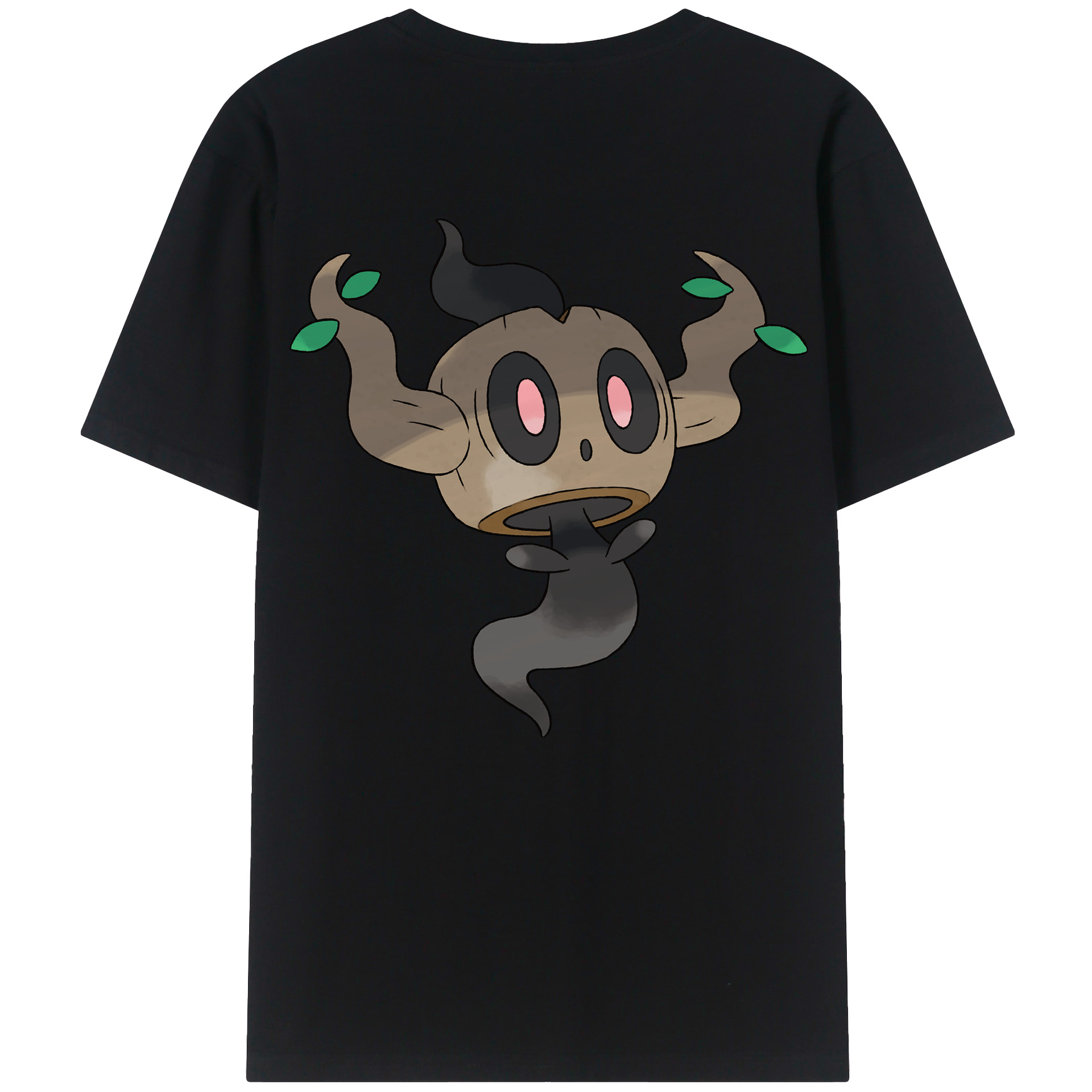 （画像用） ポケットモンスター Pokémon 綿100％ メンズ半袖Tシャツ（バックプリント） 通気性