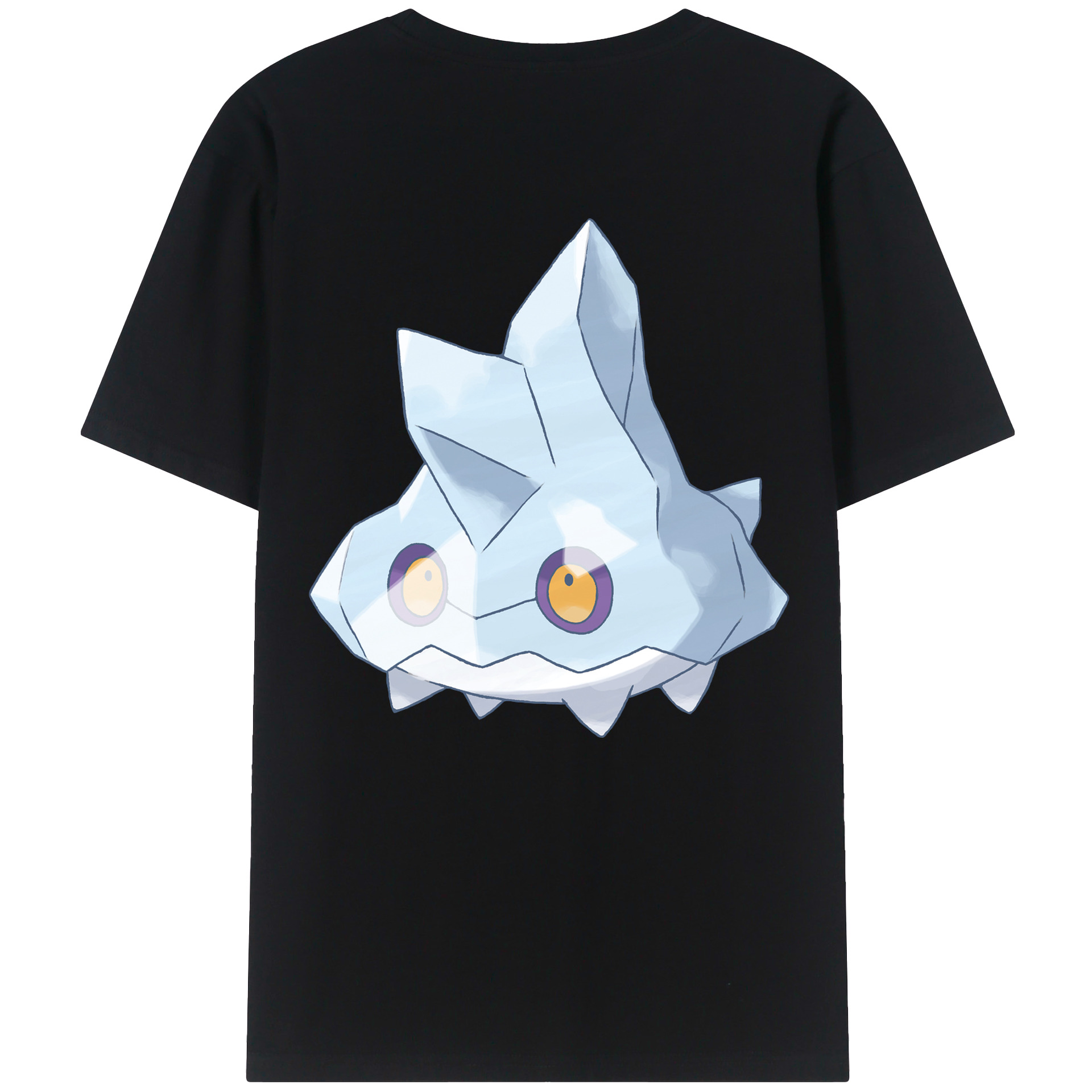 （画像用） ポケットモンスター Pokémon 綿100％ メンズ半袖Tシャツ（バックプリント） 通気性
