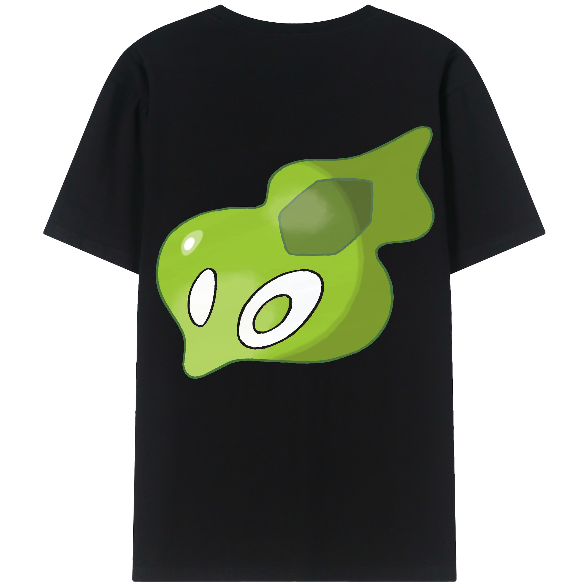 （画像用） ポケットモンスター Pokémon 綿100％ メンズ半袖Tシャツ（バックプリント） 通気性