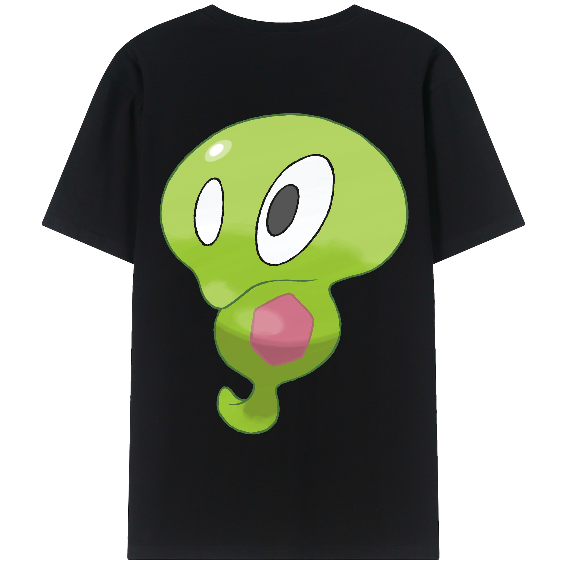 （画像用） ポケットモンスター Pokémon 綿100％ メンズ半袖Tシャツ（バックプリント） 通気性