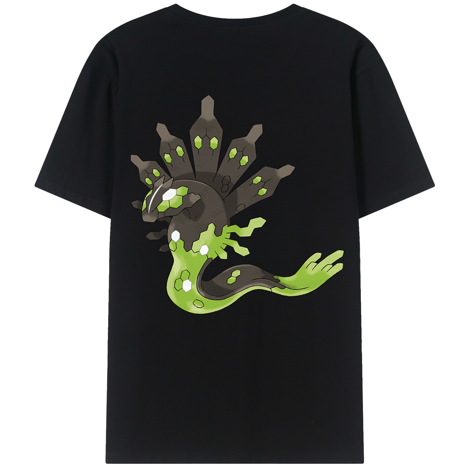 （画像用） ポケットモンスター Pokémon 綿100％ メンズ半袖Tシャツ（バックプリント） 通気性