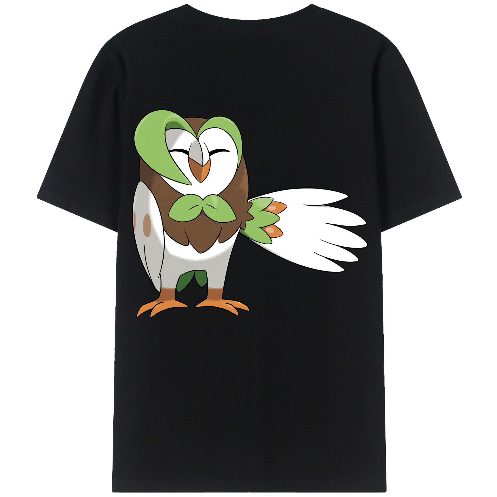 （画像用） ポケットモンスター Pokémon 綿100％ メンズ半袖Tシャツ（バックプリント） 通気性