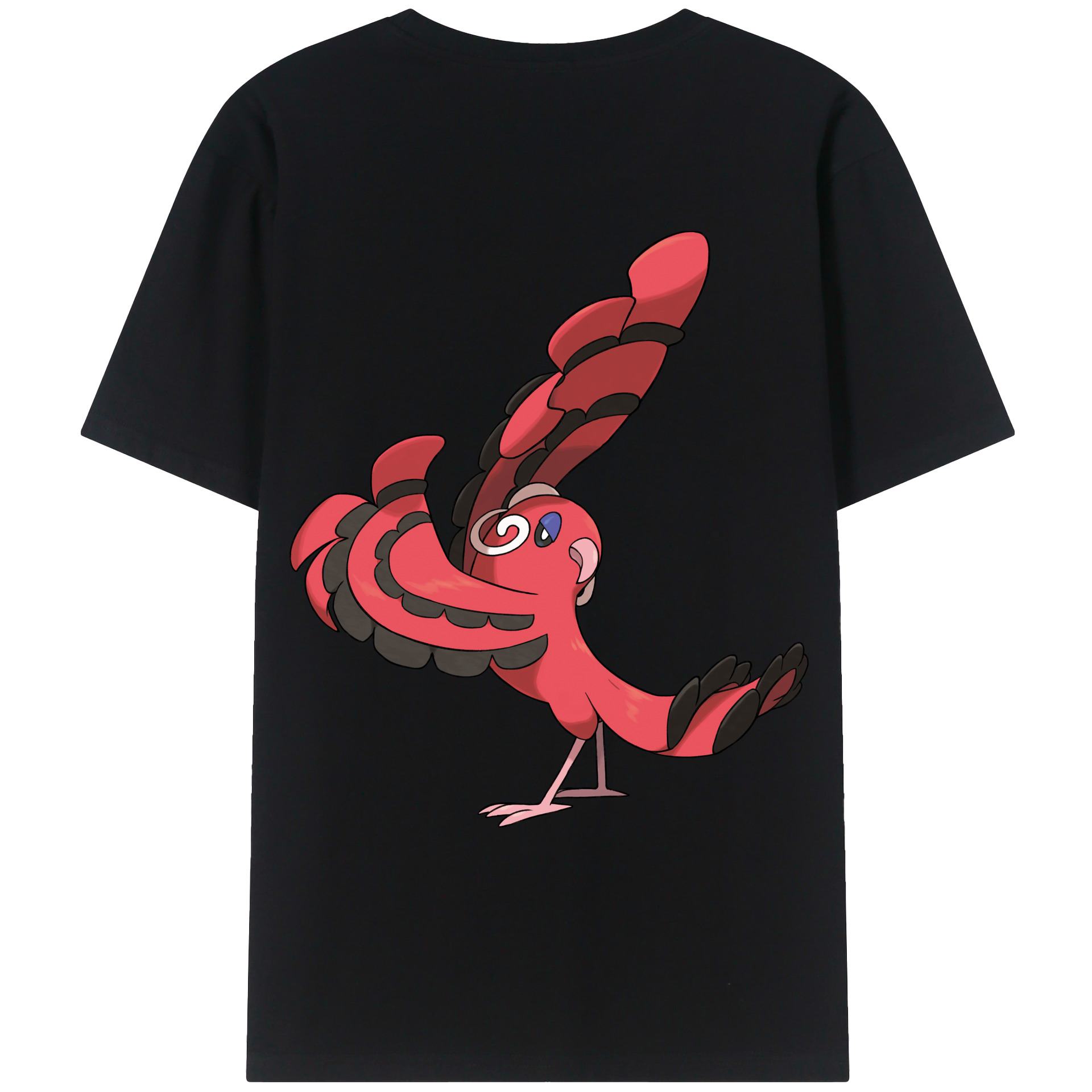 （画像用） ポケットモンスター Pokémon 綿100％ メンズ半袖Tシャツ（バックプリント） 通気性