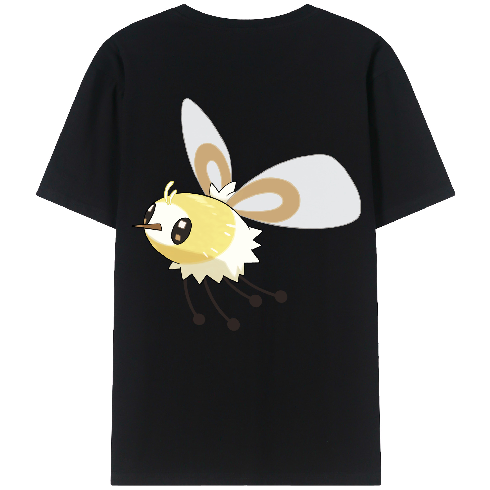 （画像用） ポケットモンスター Pokémon 綿100％ メンズ半袖Tシャツ（バックプリント） 通気性