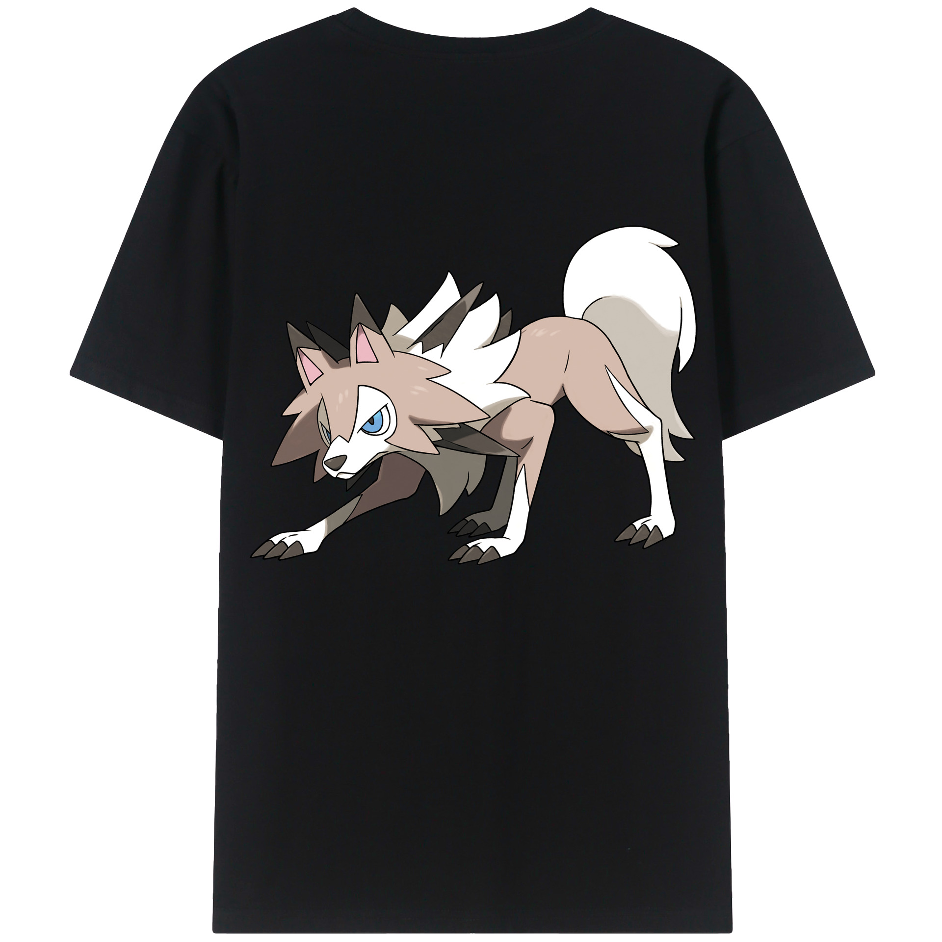 （画像用） ポケットモンスター Pokémon 綿100％ メンズ半袖Tシャツ（バックプリント） 通気性