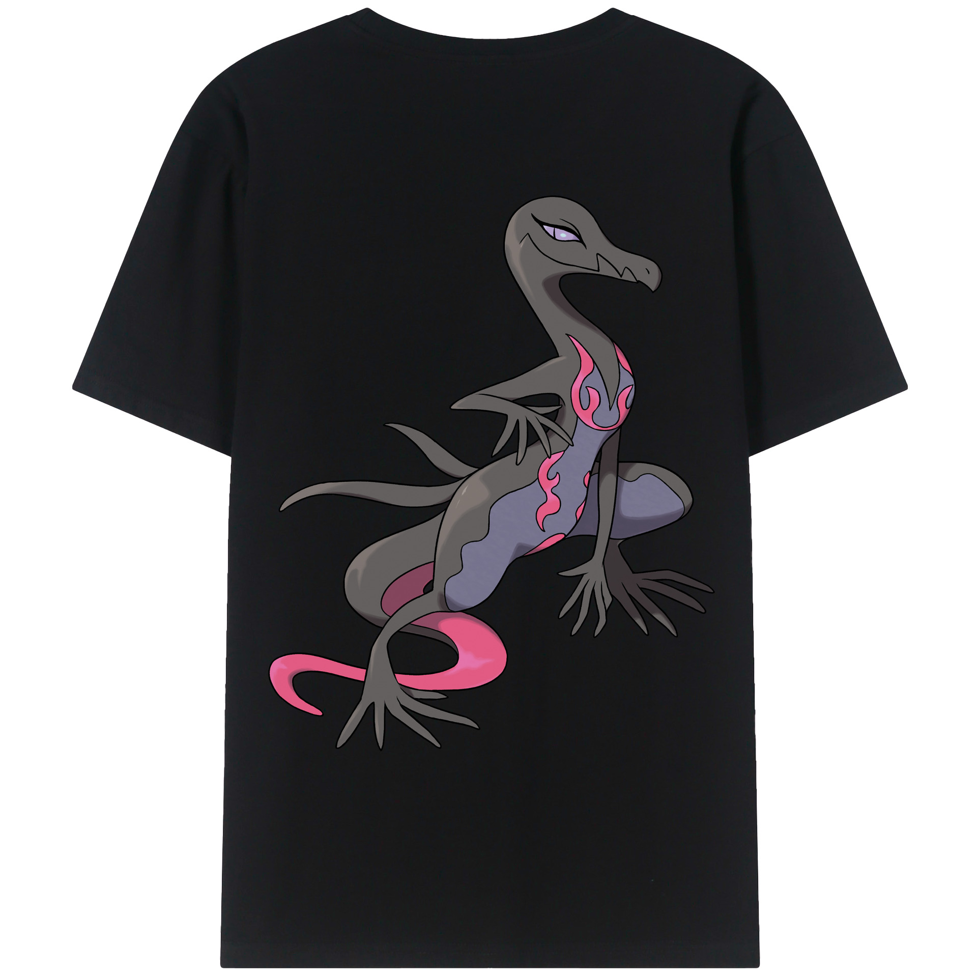 （画像用） ポケットモンスター Pokémon 綿100％ メンズ半袖Tシャツ（バックプリント） 通気性