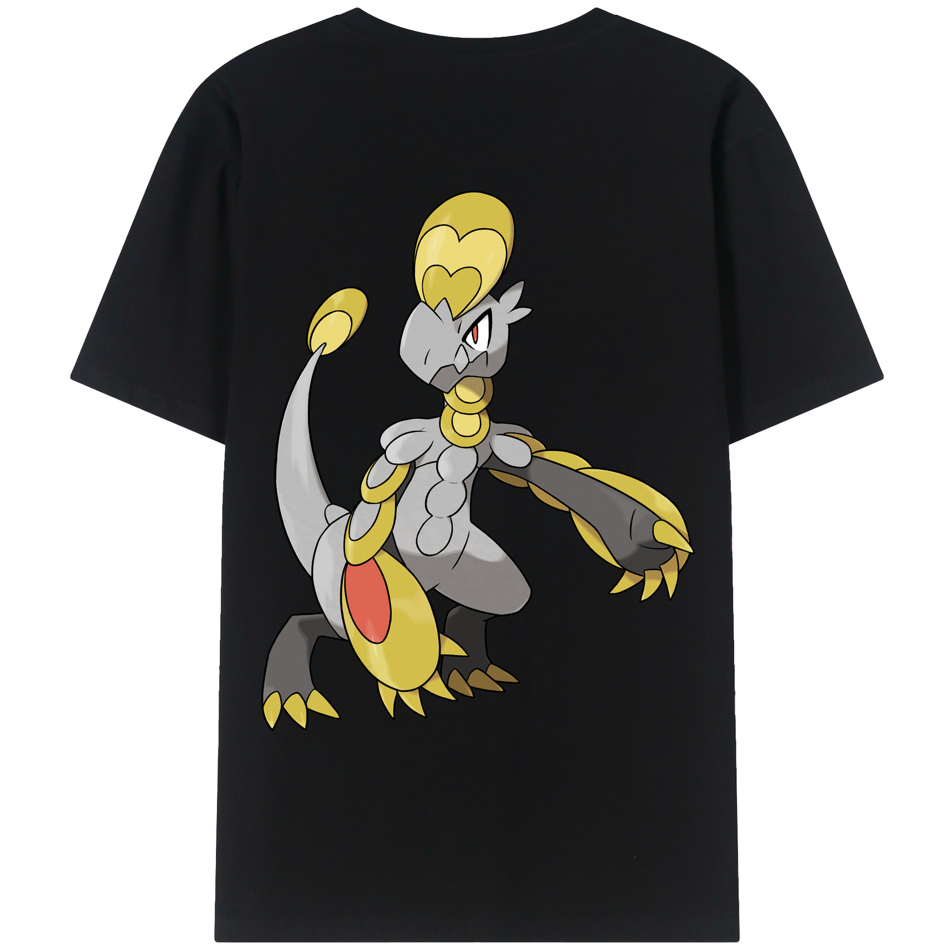 （画像用） ポケットモンスター Pokémon 綿100％ メンズ半袖Tシャツ（バックプリント） 通気性