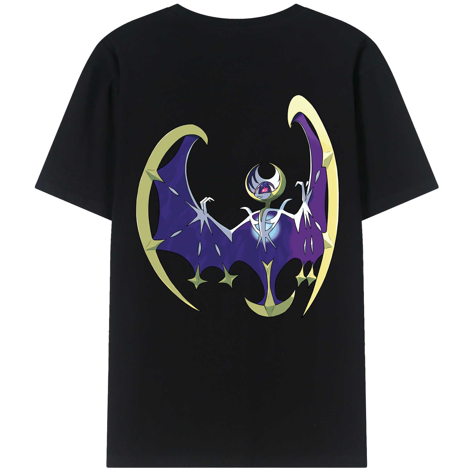 （画像用） ポケットモンスター Pokémon 綿100％ メンズ半袖Tシャツ（バックプリント） 通気性