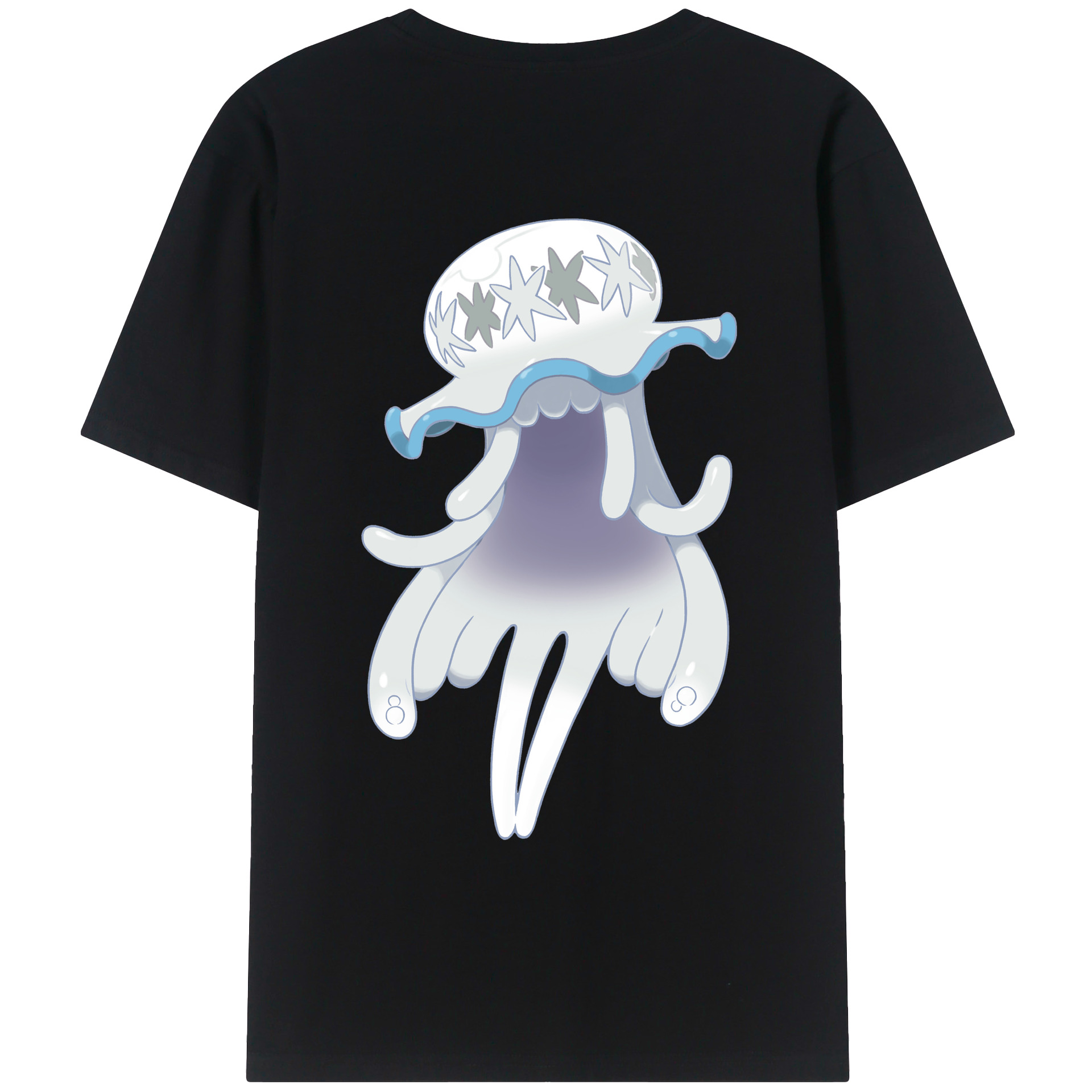 （画像用） ポケットモンスター Pokémon 綿100％ メンズ半袖Tシャツ（バックプリント） 通気性