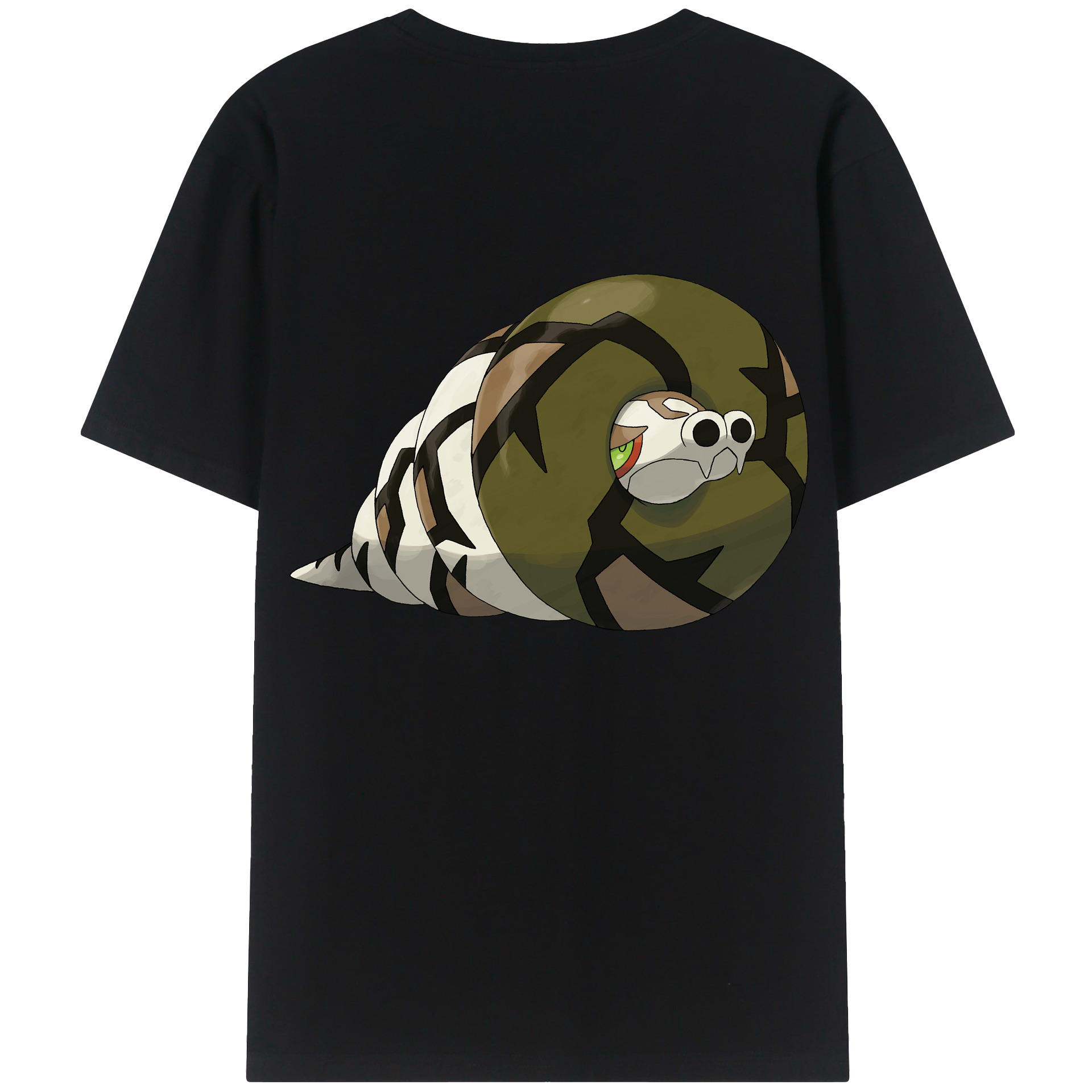 （画像用） ポケットモンスター Pokémon 綿100％ メンズ半袖Tシャツ（バックプリント） 通気性