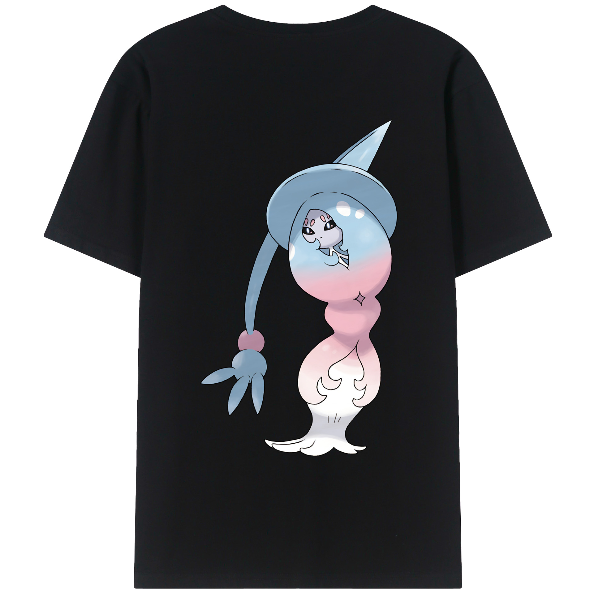 （画像用） ポケットモンスター Pokémon 綿100％ メンズ半袖Tシャツ（バックプリント） 通気性