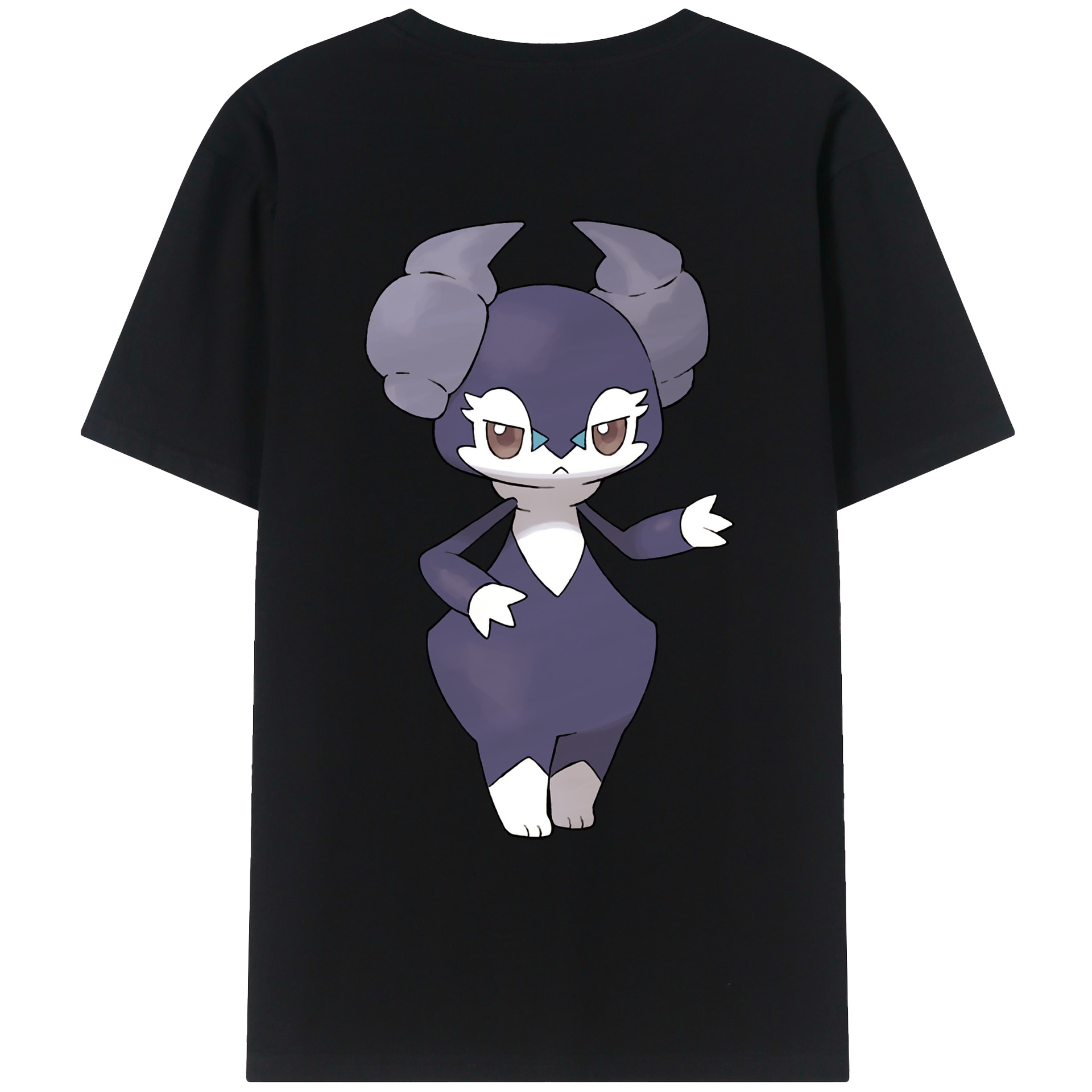 （画像用） ポケットモンスター Pokémon 綿100％ メンズ半袖Tシャツ（バックプリント） 通気性