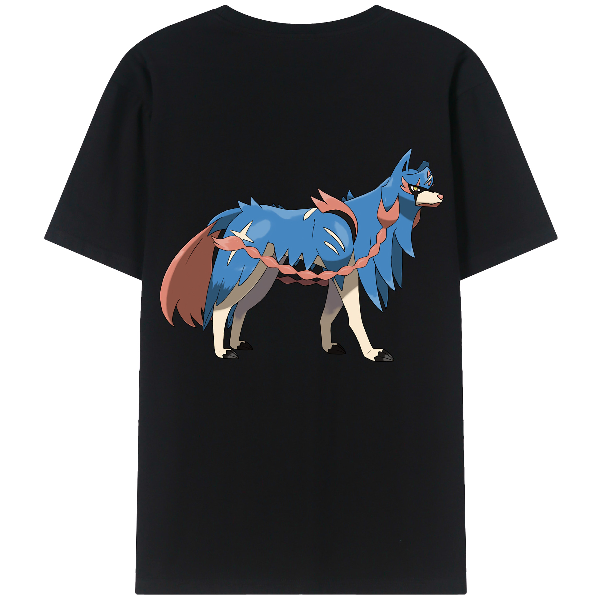 （画像用） ポケットモンスター Pokémon 綿100％ メンズ半袖Tシャツ（バックプリント） 通気性