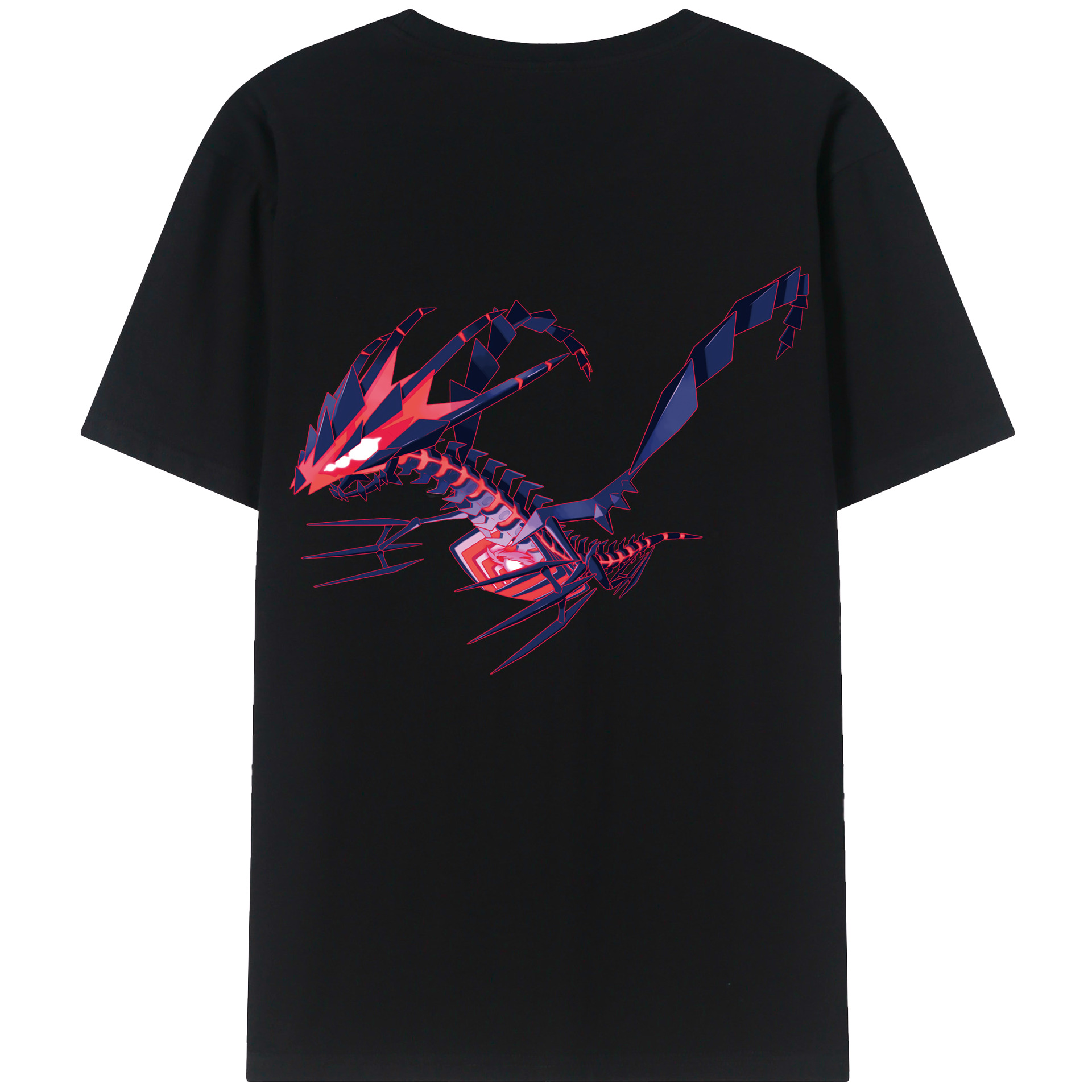 （画像用） ポケットモンスター Pokémon 綿100％ メンズ半袖Tシャツ（バックプリント） 通気性