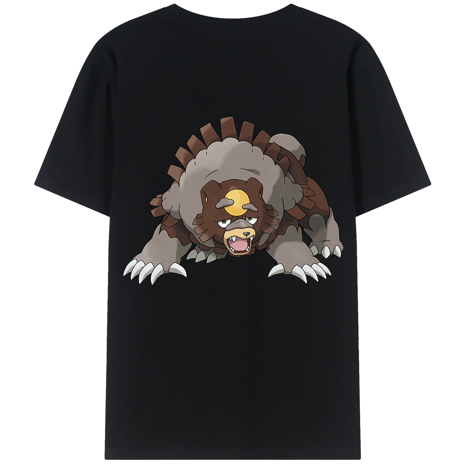 （画像用） ポケットモンスター Pokémon 綿100％ メンズ半袖Tシャツ（バックプリント） 通気性