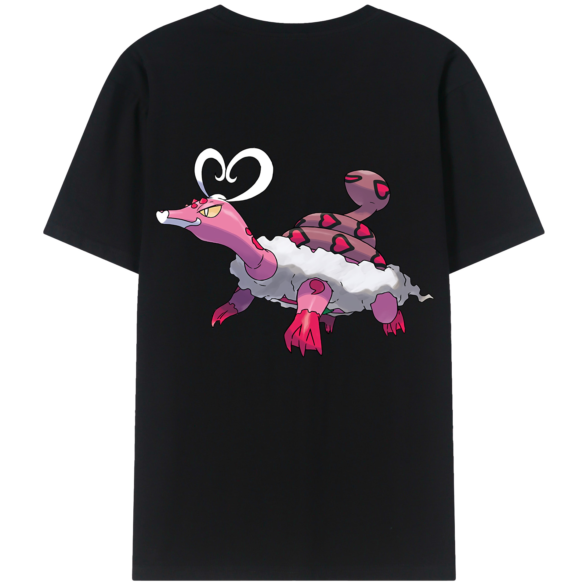 （画像用） ポケットモンスター Pokémon 綿100％ メンズ半袖Tシャツ（バックプリント） 通気性