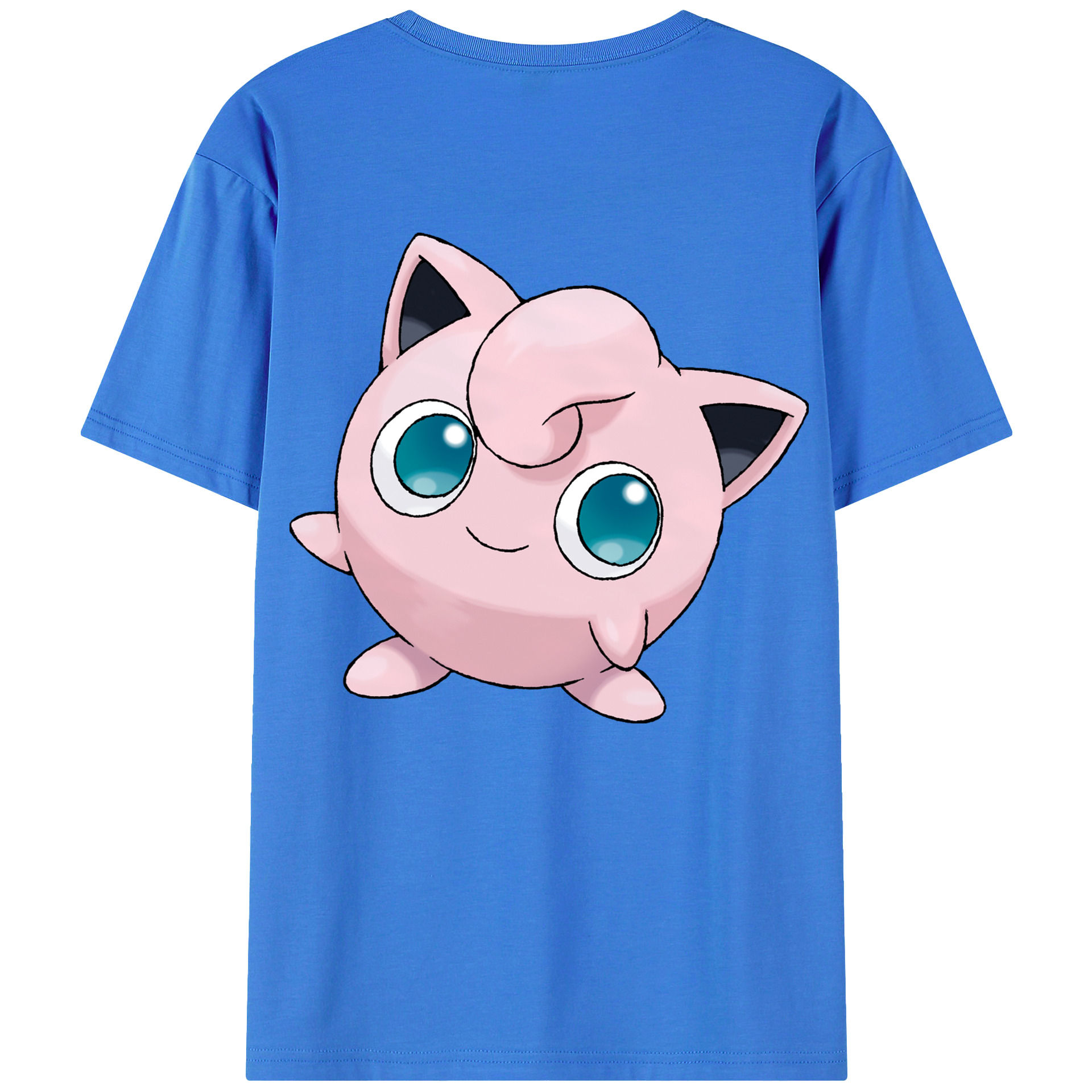 （画像用） ポケットモンスター Pokémon 綿100％ メンズ半袖Tシャツ（バックプリント） 通気性