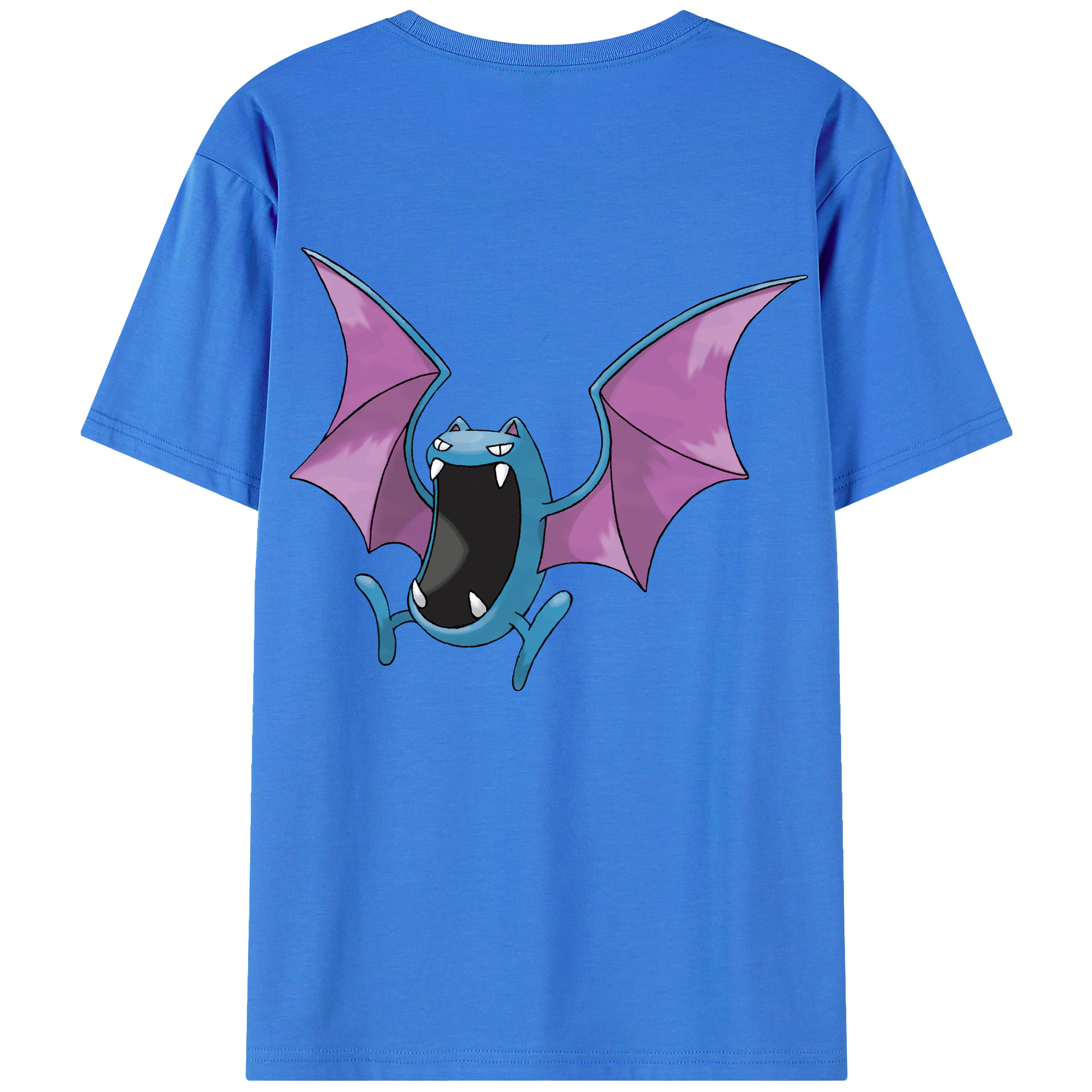 （画像用） ポケットモンスター Pokémon 綿100％ メンズ半袖Tシャツ（バックプリント） 通気性