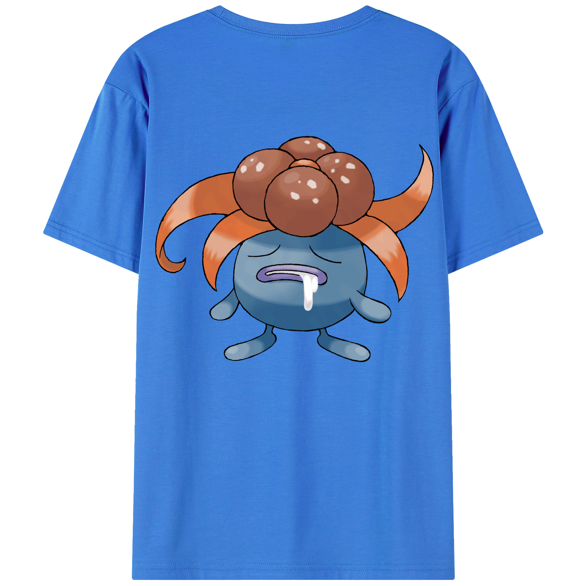 （画像用） ポケットモンスター Pokémon 綿100％ メンズ半袖Tシャツ（バックプリント） 通気性