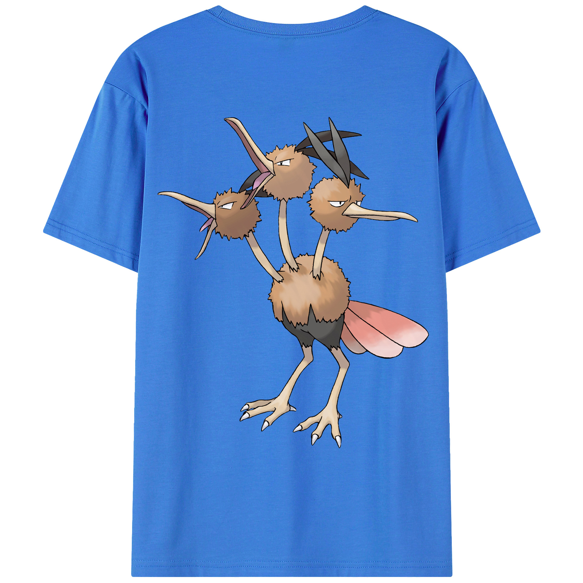 （画像用） ポケットモンスター Pokémon 綿100％ メンズ半袖Tシャツ（バックプリント） 通気性