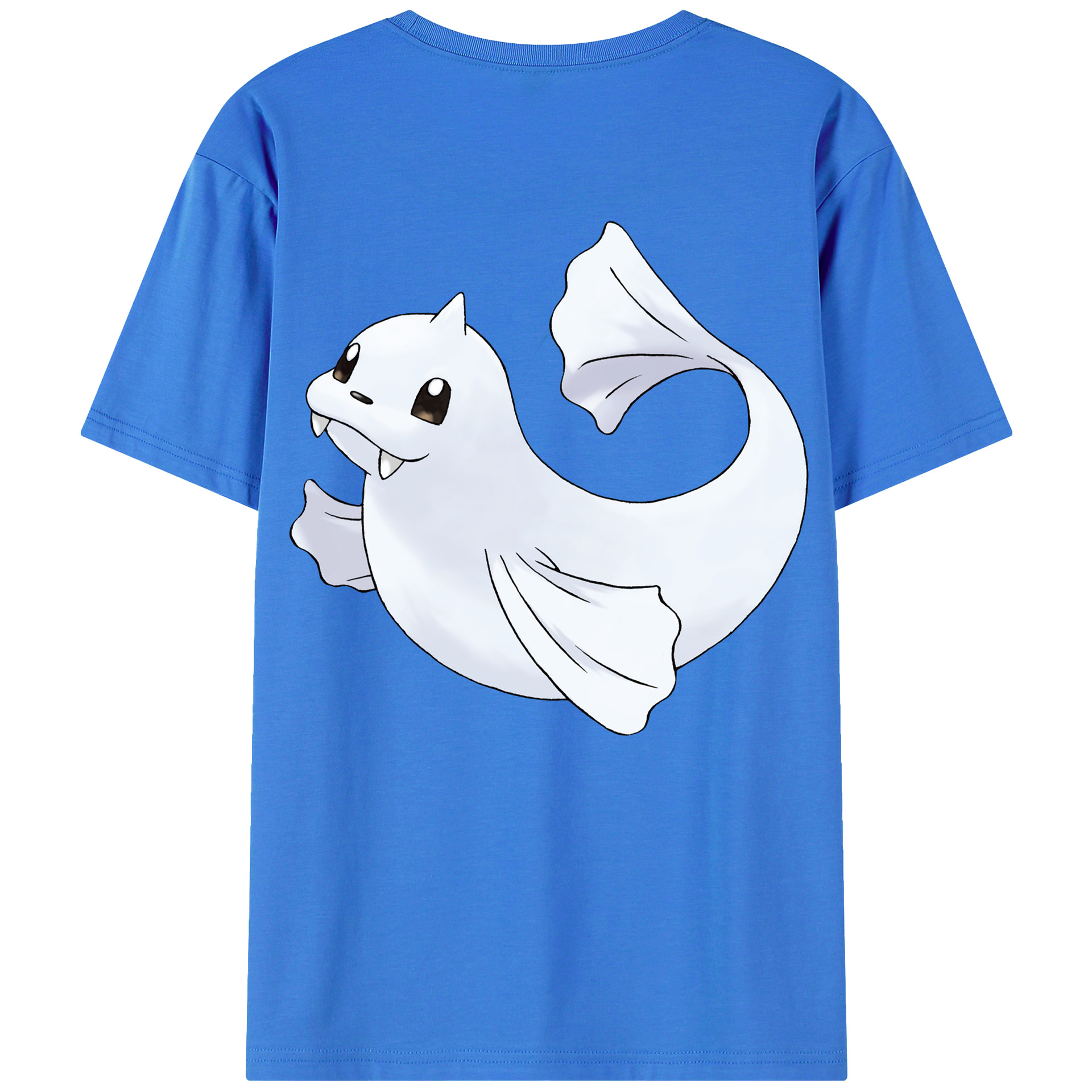 （画像用） ポケットモンスター Pokémon 綿100％ メンズ半袖Tシャツ（バックプリント） 通気性