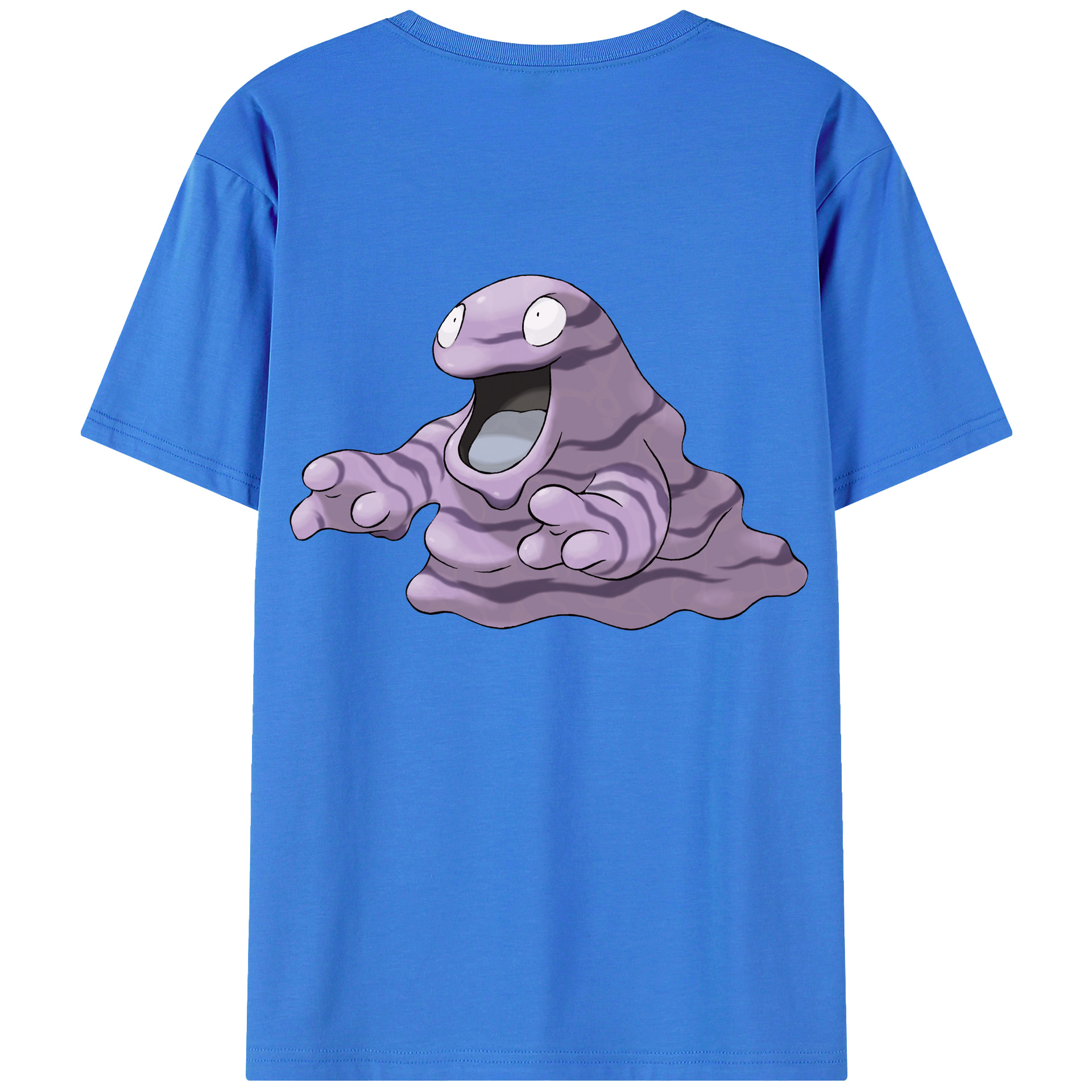 （画像用） ポケットモンスター Pokémon 綿100％ メンズ半袖Tシャツ（バックプリント） 通気性