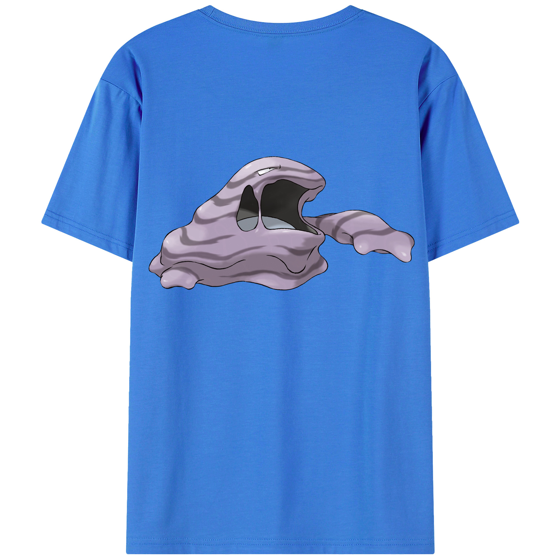 （画像用） ポケットモンスター Pokémon 綿100％ メンズ半袖Tシャツ（バックプリント） 通気性