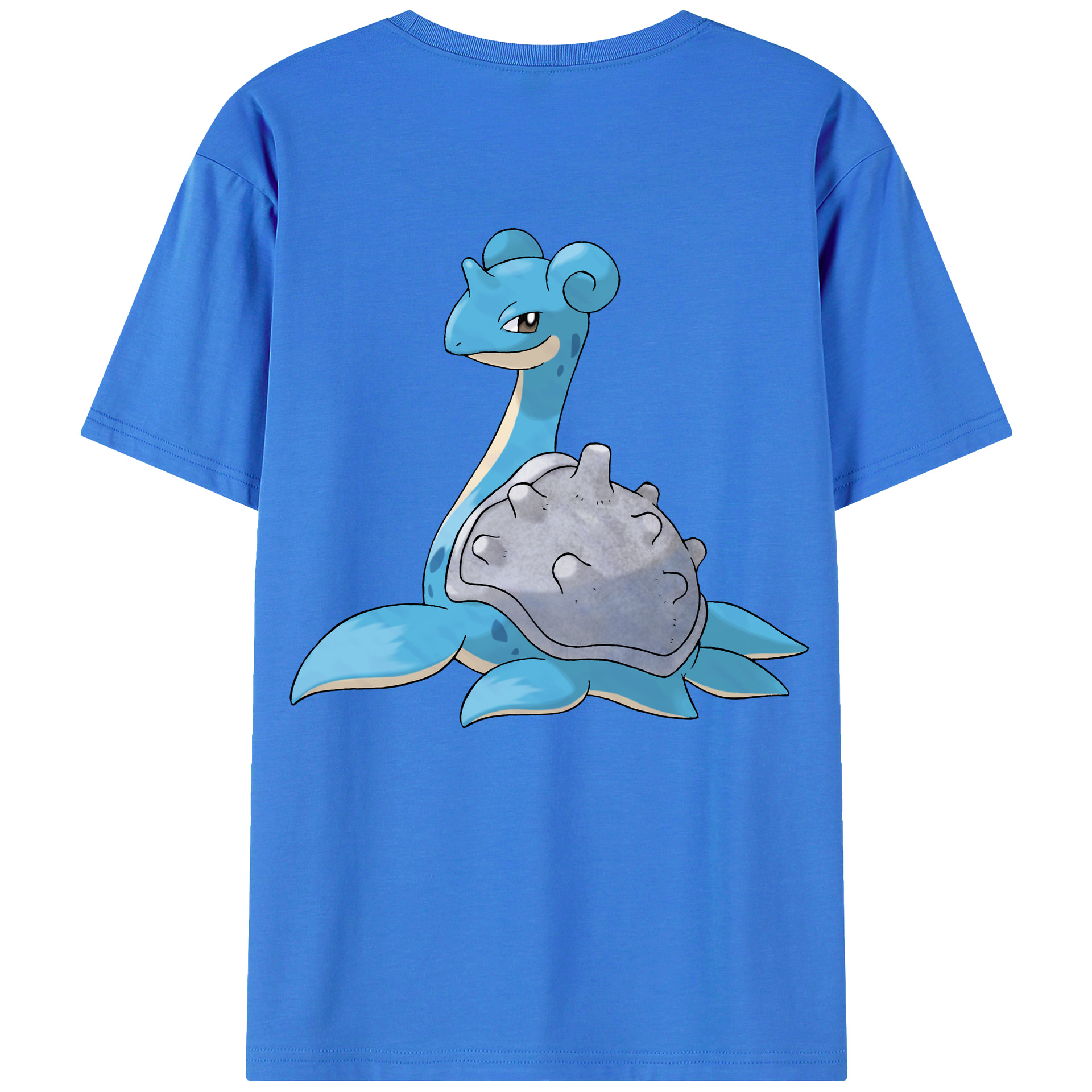（画像用） ポケットモンスター Pokémon 綿100％ メンズ半袖Tシャツ（バックプリント） 通気性