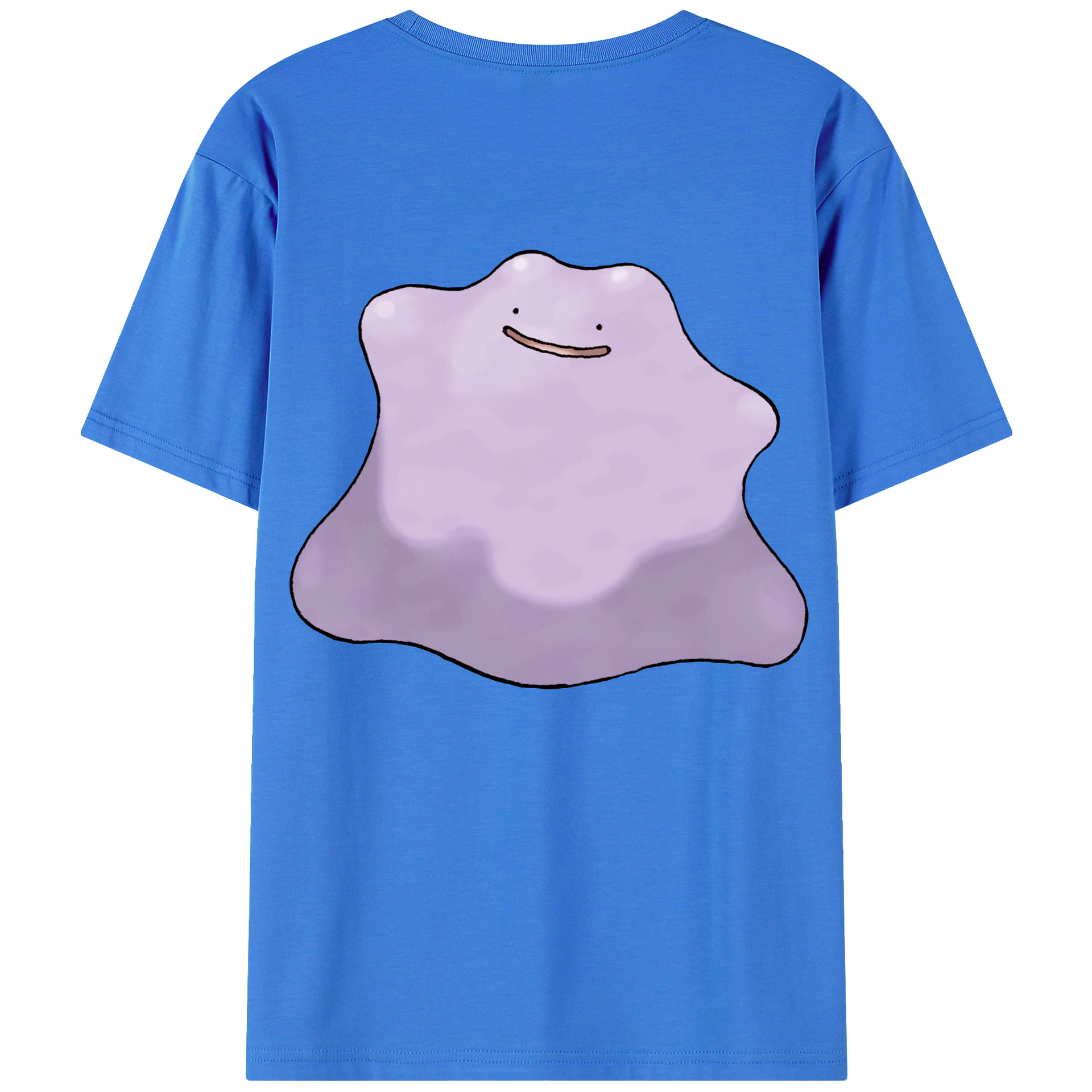 （画像用） ポケットモンスター Pokémon 綿100％ メンズ半袖Tシャツ（バックプリント） 通気性