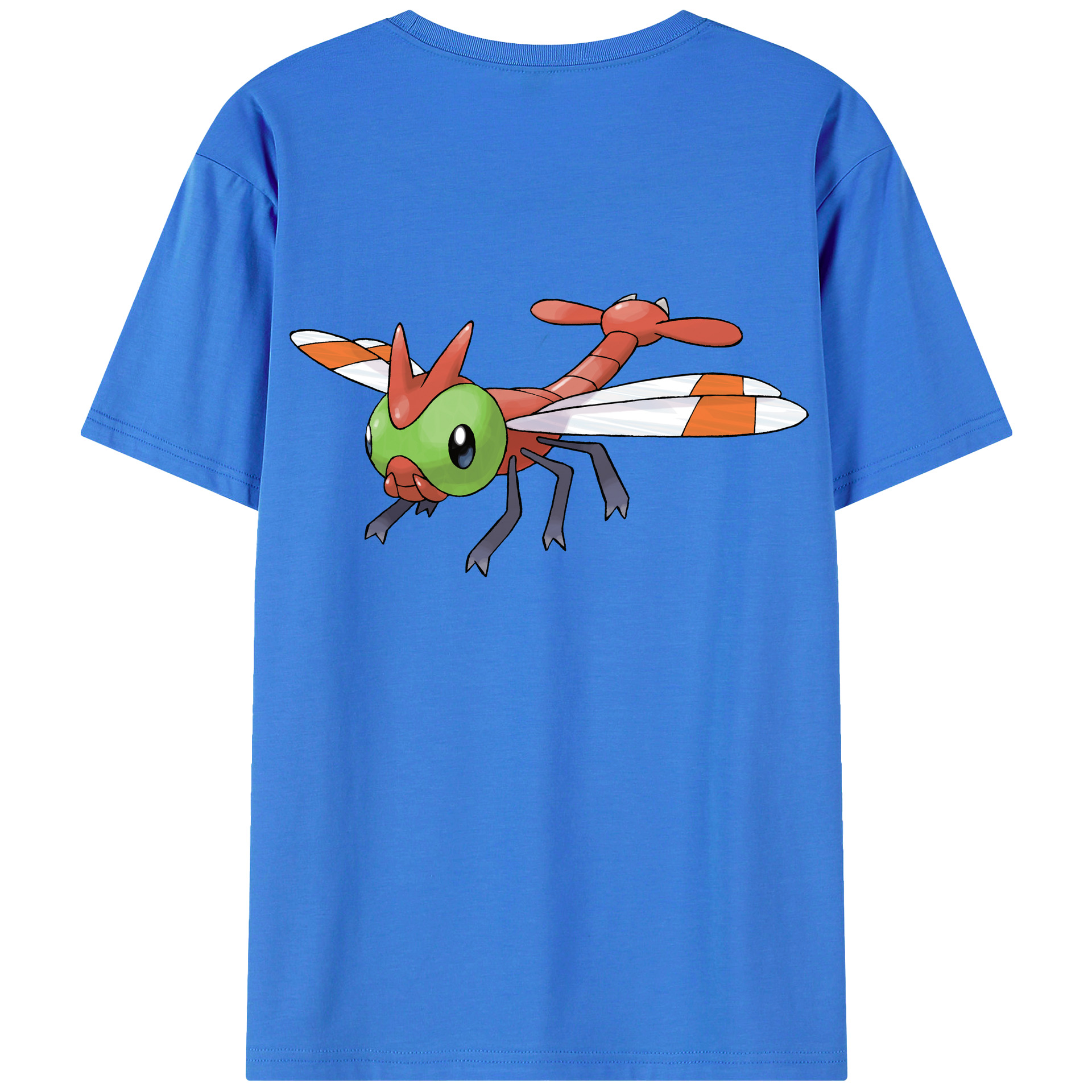 （画像用） ポケットモンスター Pokémon 綿100％ メンズ半袖Tシャツ（バックプリント） 通気性