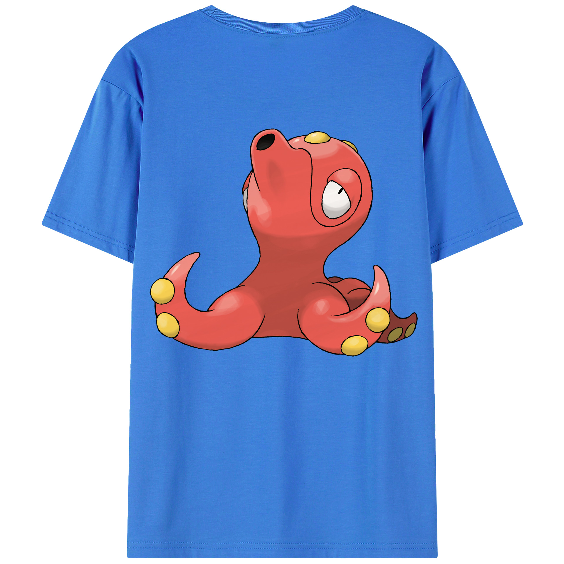 （画像用） ポケットモンスター Pokémon 綿100％ メンズ半袖Tシャツ（バックプリント） 通気性