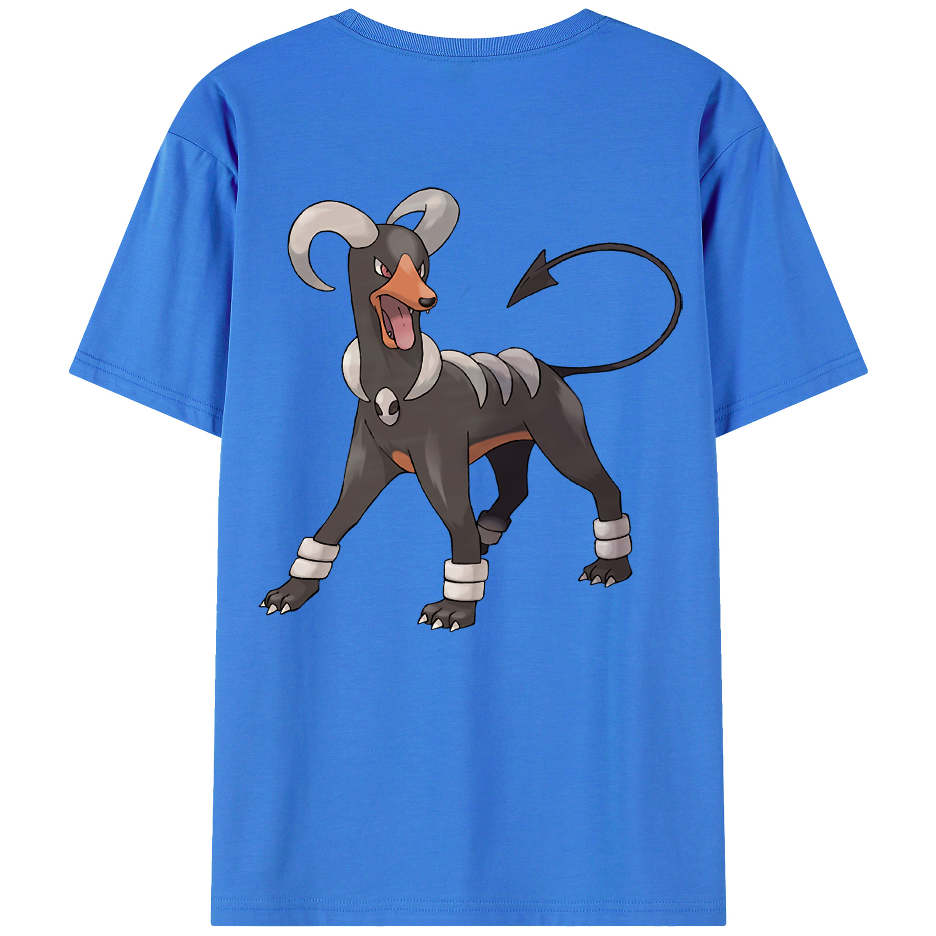 （画像用） ポケットモンスター Pokémon 綿100％ メンズ半袖Tシャツ（バックプリント） 通気性