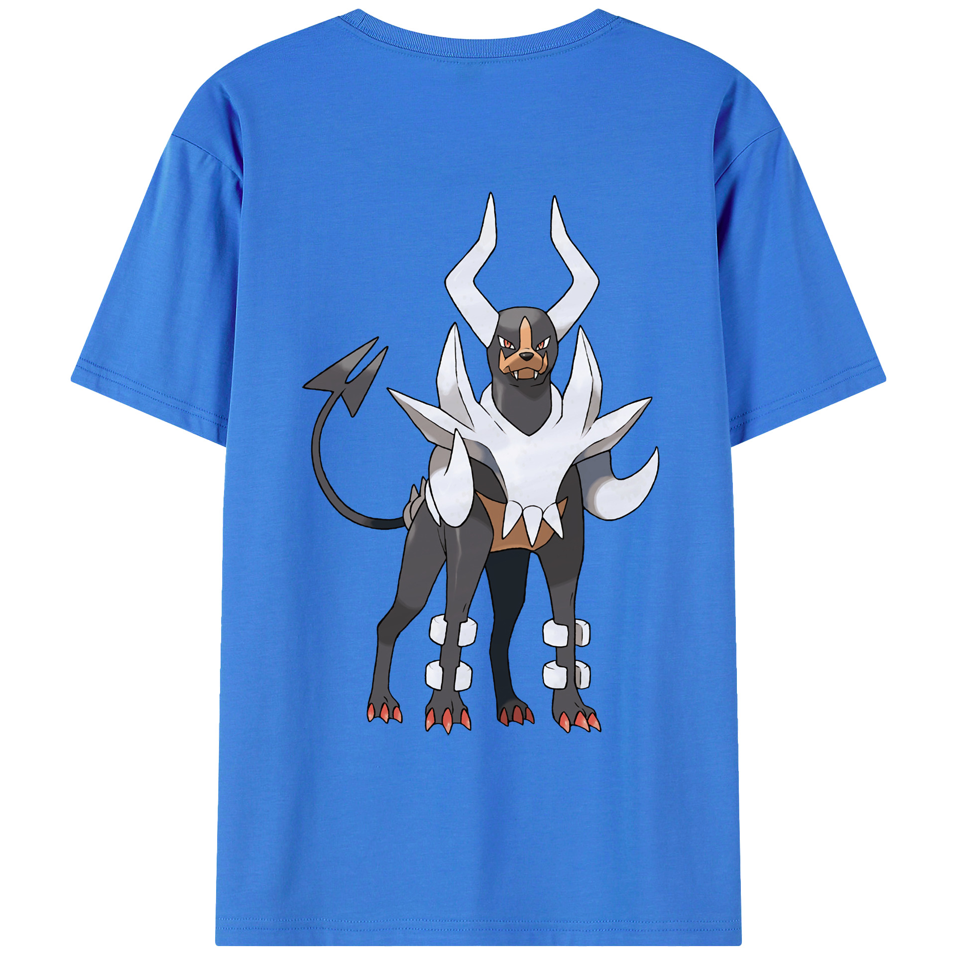 （画像用） ポケットモンスター Pokémon 綿100％ メンズ半袖Tシャツ（バックプリント） 通気性