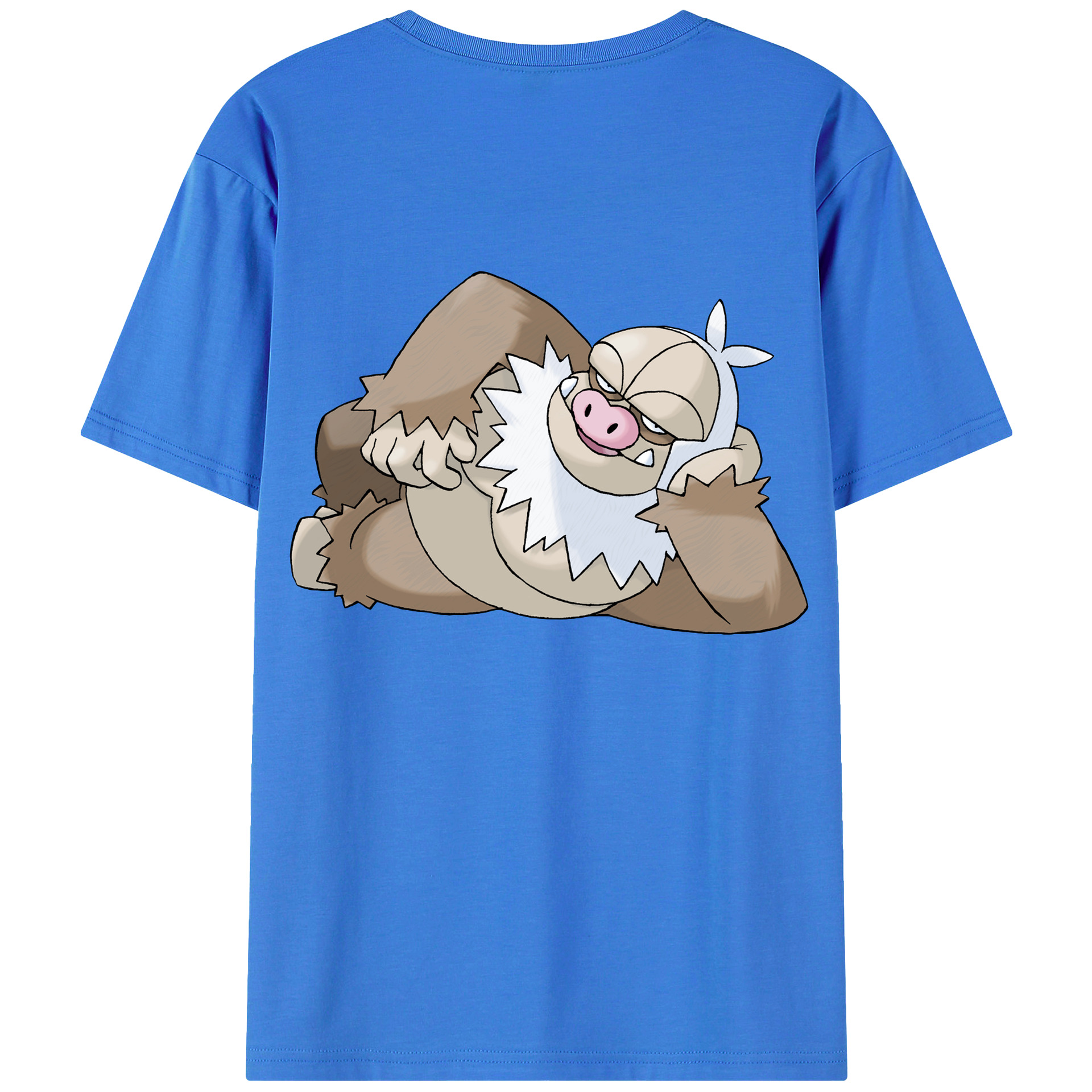 （画像用） ポケットモンスター Pokémon 綿100％ メンズ半袖Tシャツ（バックプリント） 通気性