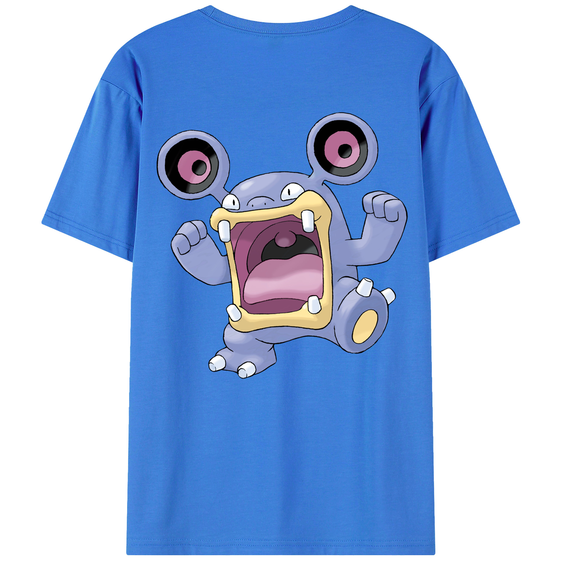 （画像用） ポケットモンスター Pokémon 綿100％ メンズ半袖Tシャツ（バックプリント） 通気性