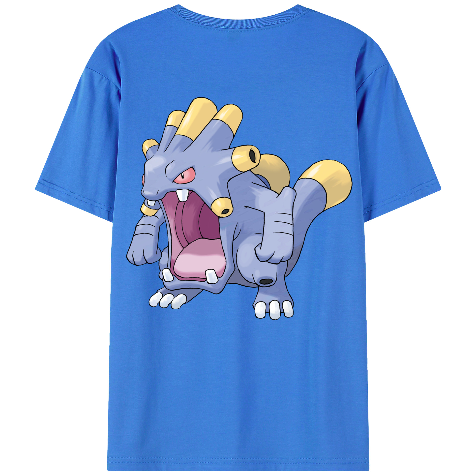 （画像用） ポケットモンスター Pokémon 綿100％ メンズ半袖Tシャツ（バックプリント） 通気性