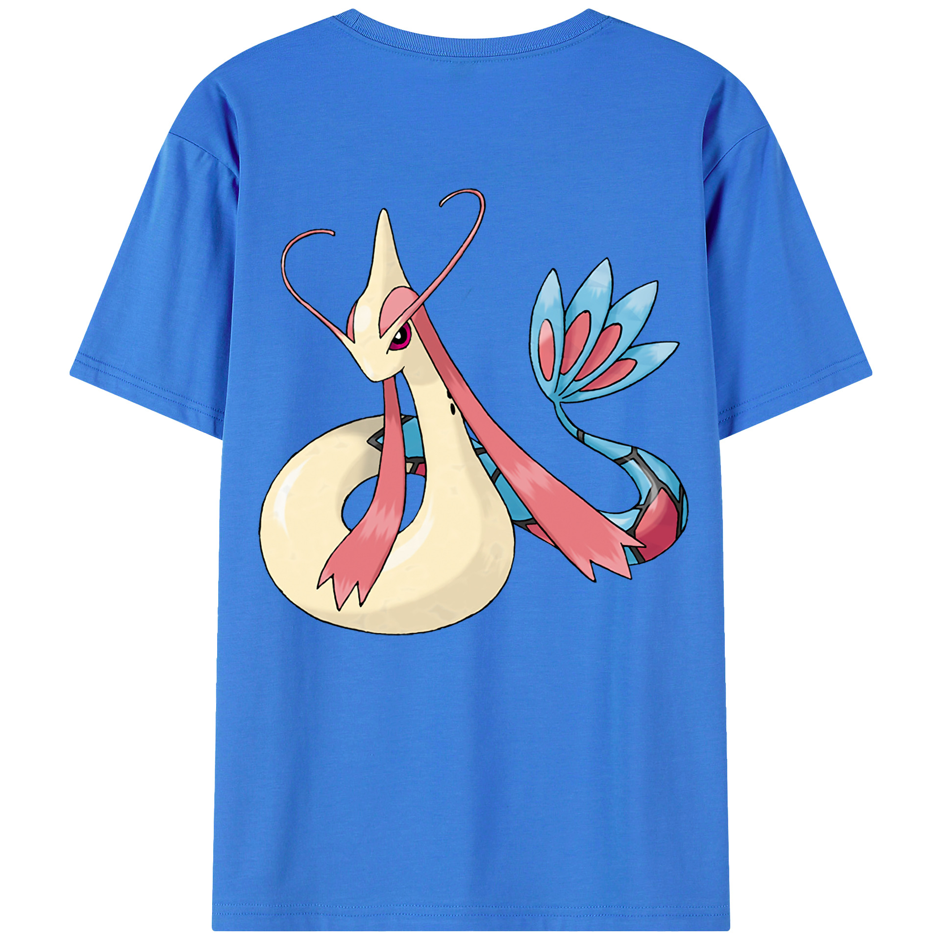 （画像用） ポケットモンスター Pokémon 綿100％ メンズ半袖Tシャツ（バックプリント） 通気性