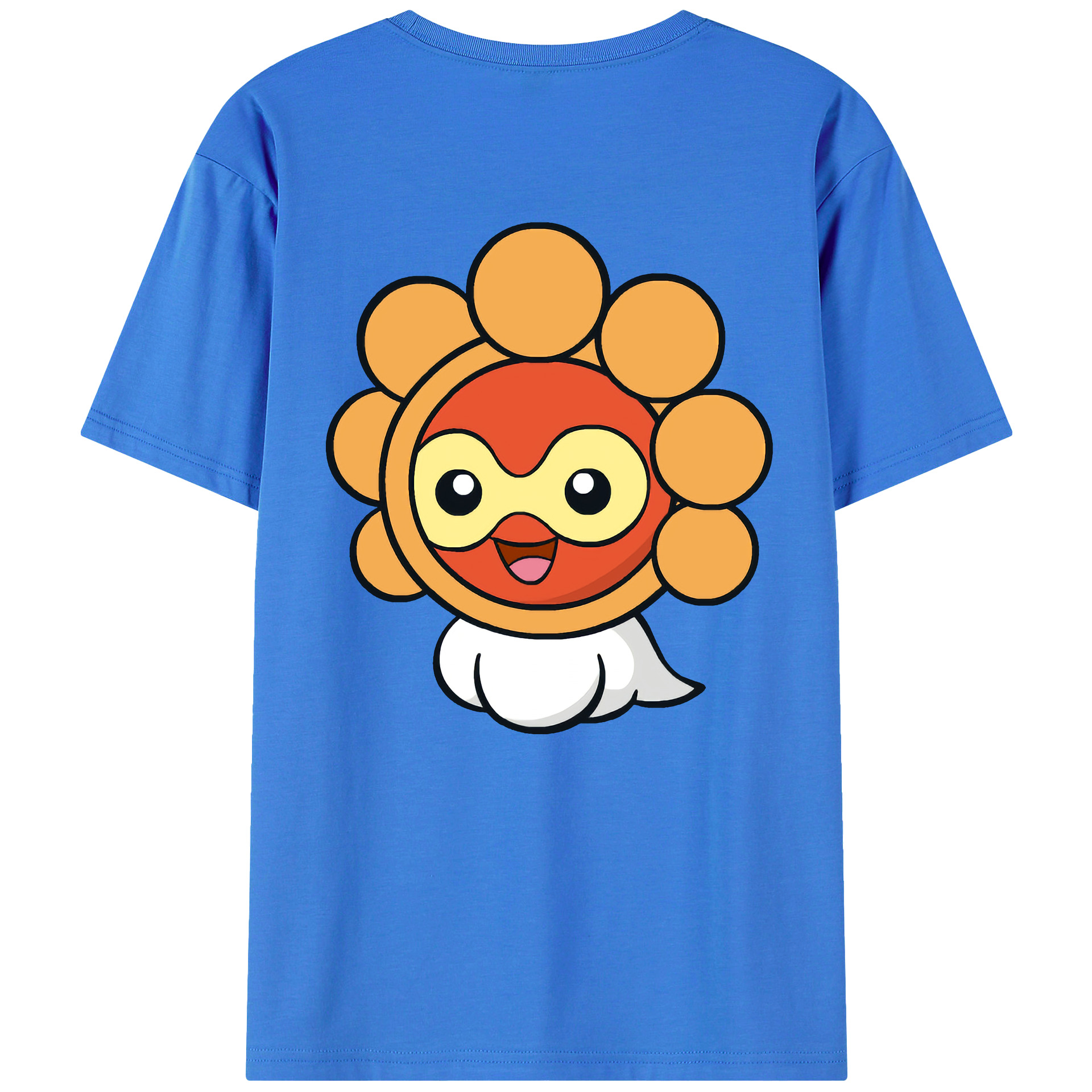 （画像用） ポケットモンスター Pokémon 綿100％ メンズ半袖Tシャツ（バックプリント） 通気性